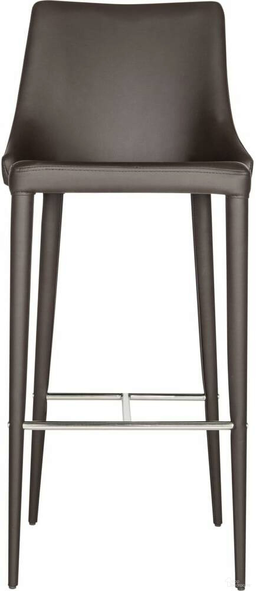 The appearance of Summerset Brown and Chrome Bar Stool designed by Safavieh in the transitional interior design. This brown piece of furniture was selected by 1StopBedrooms from Summerset Collection to add a touch of cosiness and style into your home. Sku: FOX2016D. Material: Iron.