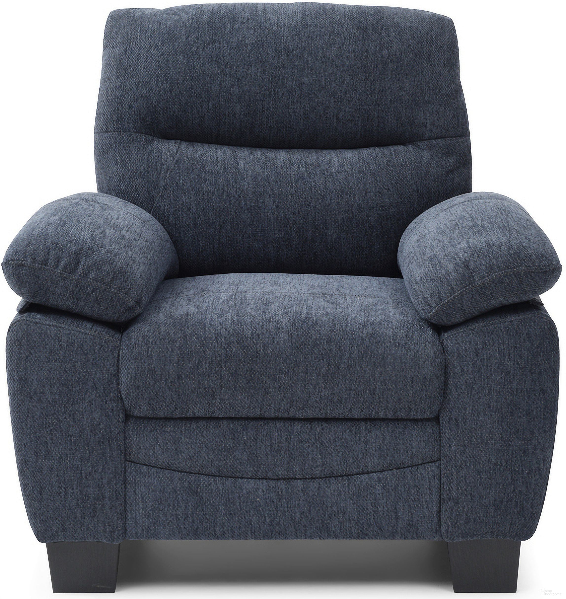 The appearance of Summerton Chair In Blue designed by Glory in the transitional interior design. This blue piece of furniture was selected by 1StopBedrooms from Summerton Collection to add a touch of cosiness and style into your home. Sku: G00360A-C. Material: Polyester.