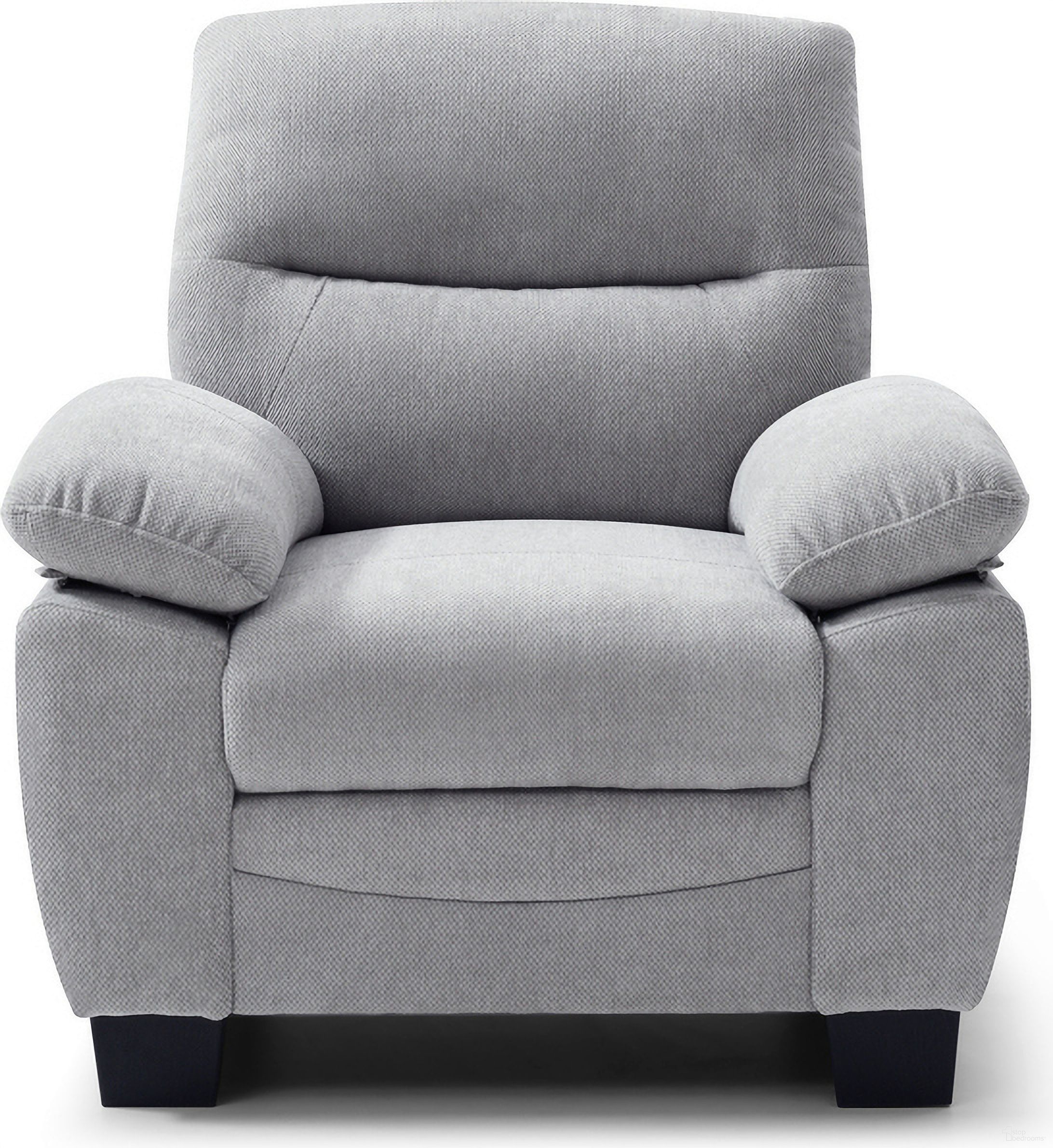 The appearance of Summerton Chair In Gray designed by Glory in the transitional interior design. This gray piece of furniture was selected by 1StopBedrooms from Summerton Collection to add a touch of cosiness and style into your home. Sku: G00365A-C. Material: Polyester.
