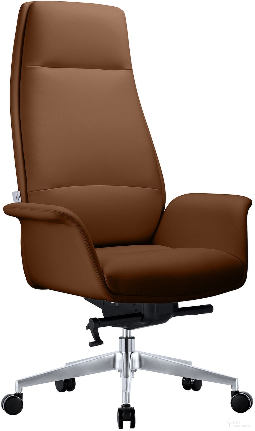 Summit Series Tall Office Chair In Dark Brown Leather