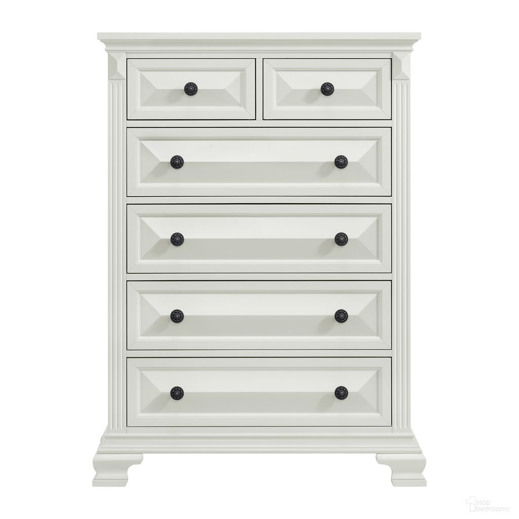 The appearance of Sumner 6-Drawer Chest In Antique White designed by Picket House in the traditional interior design. This antique white piece of furniture  was selected by 1StopBedrooms from Sumner Collection to add a touch of cosiness and style into your home. Sku: B-10980-7-CH. Material: Paper.