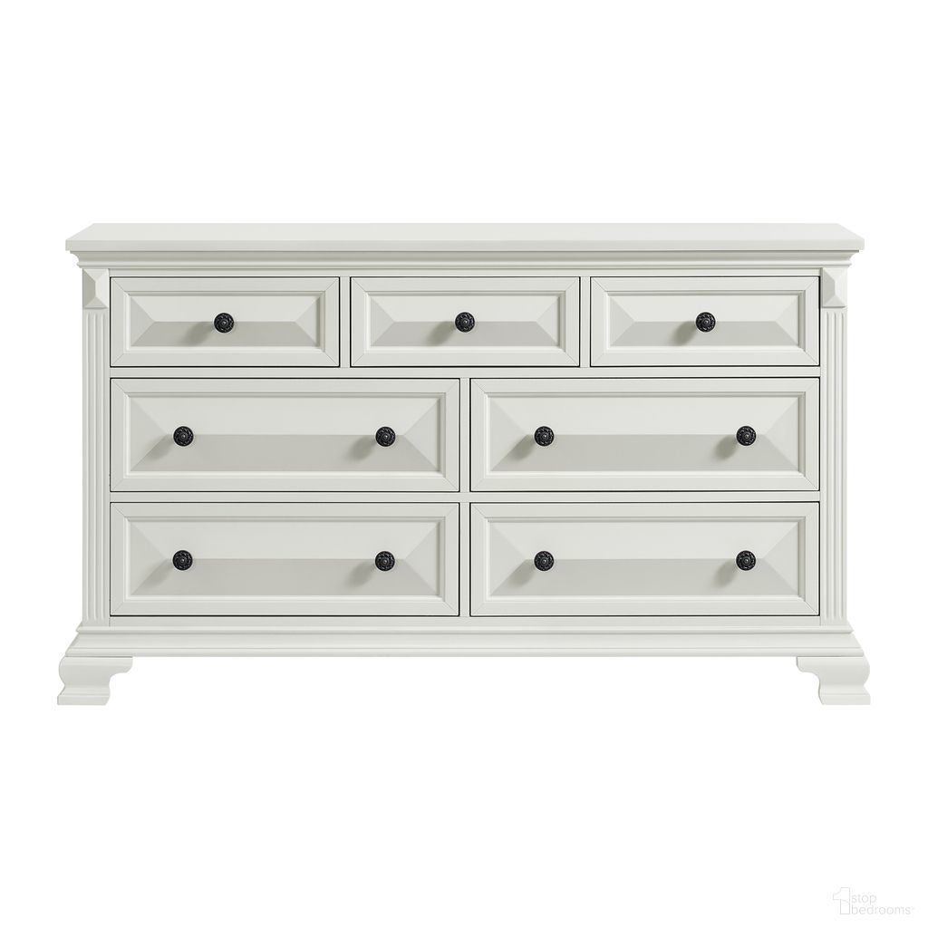 The appearance of Sumner 7-Drawer Dresser In Antique White designed by Picket House in the traditional interior design. This antique white piece of furniture was selected by 1StopBedrooms from Sumner Collection to add a touch of cosiness and style into your home. Sku: B-10980-7-DR. Material: Paper.