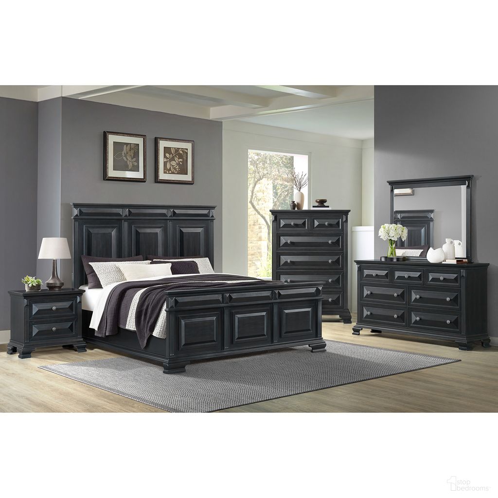 Sumner Panel Bedroom Set In Black