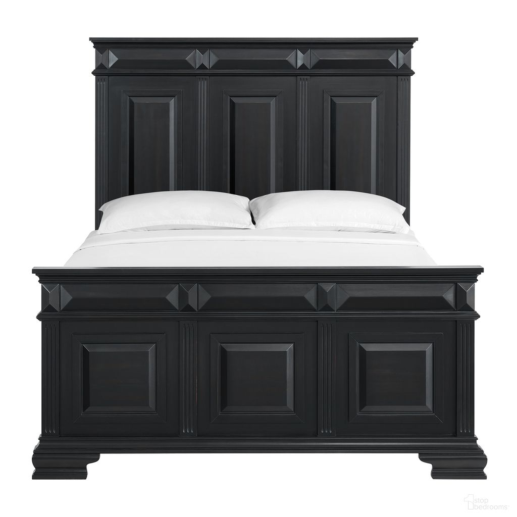 The appearance of Sumner Queen Panel Bed In Black designed by Picket House in the traditional interior design. This black piece of furniture was selected by 1StopBedrooms from Sumner Collection to add a touch of cosiness and style into your home. Sku: B-10980-8-QH;B-10980-8-QF;B-10980-8-QKR. Bed Type: Panel Bed. Bed Size: Queen. Material: Paper.
