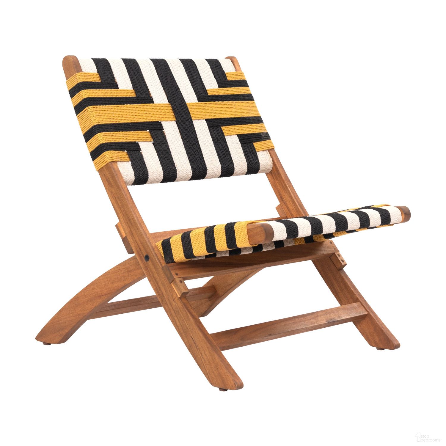The appearance of Sunbeam Lounge Chair In Multicolor designed by Zuo Modern in the modern / contemporary interior design. This multicolor piece of furniture  was selected by 1StopBedrooms from Sunbeam Collection to add a touch of cosiness and style into your home. Sku: 704030. Material: Acacia.