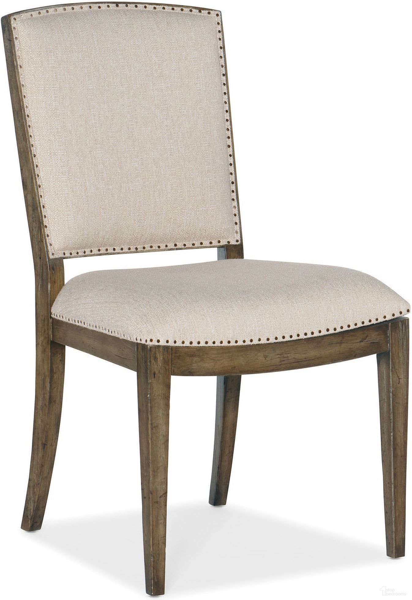 The appearance of Sundance Carved Back Side Chair set of 2 designed by Hooker in the transitional interior design. This beige piece of furniture was selected by 1StopBedrooms from Sundance Collection to add a touch of cosiness and style into your home. Sku: 6015-75411-89. Material: Fabric. Chair Type: Side Chair.