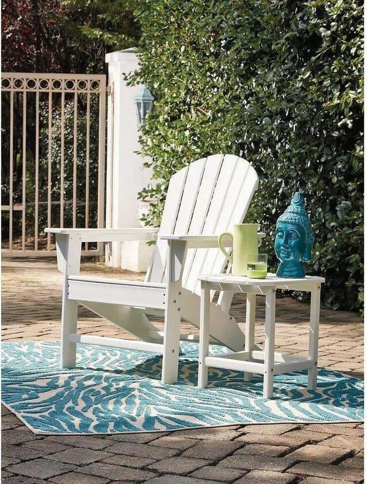 The appearance of Sundown Treasure Outdoor Conversation Set In White designed by Signature Design by Ashley in the modern / contemporary interior design. This white piece of furniture was selected by 1StopBedrooms from Sundown Treasure Collection to add a touch of cosiness and style into your home. Sku: P011-703;P011-898. Material: Wood.