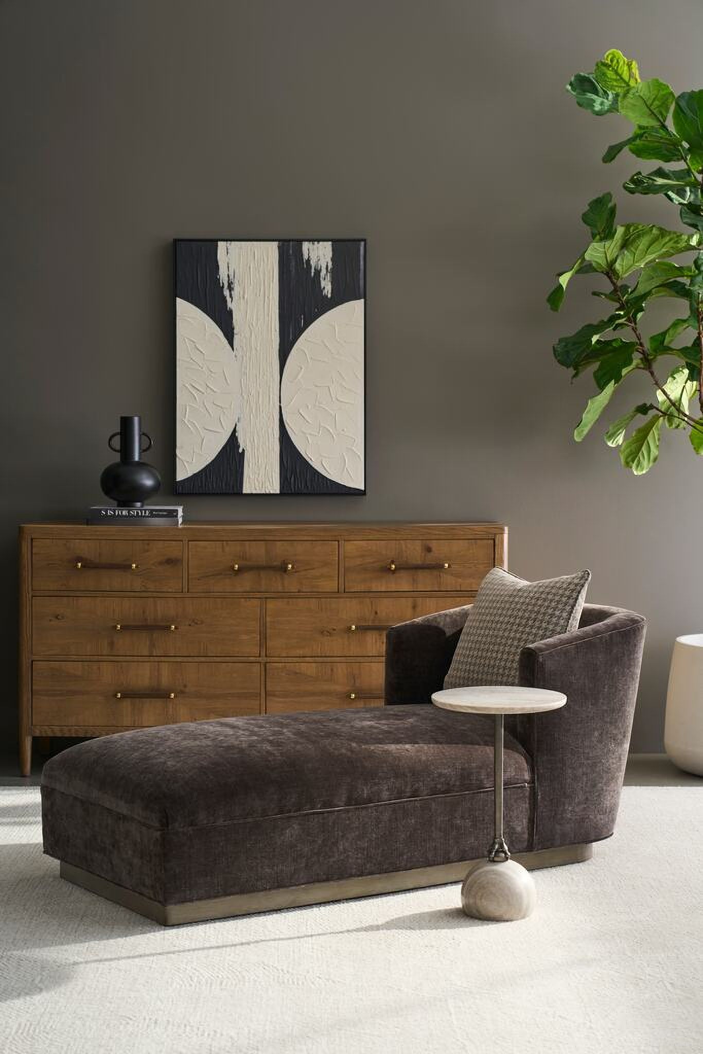 The appearance of Sundries Giselle Drink Table designed by Fairfield Chair in the modern / contemporary interior design. This  piece of furniture  was selected by 1StopBedrooms from Sundries Collection to add a touch of cosiness and style into your home. Sku: 8121-ET. Material: Marble.