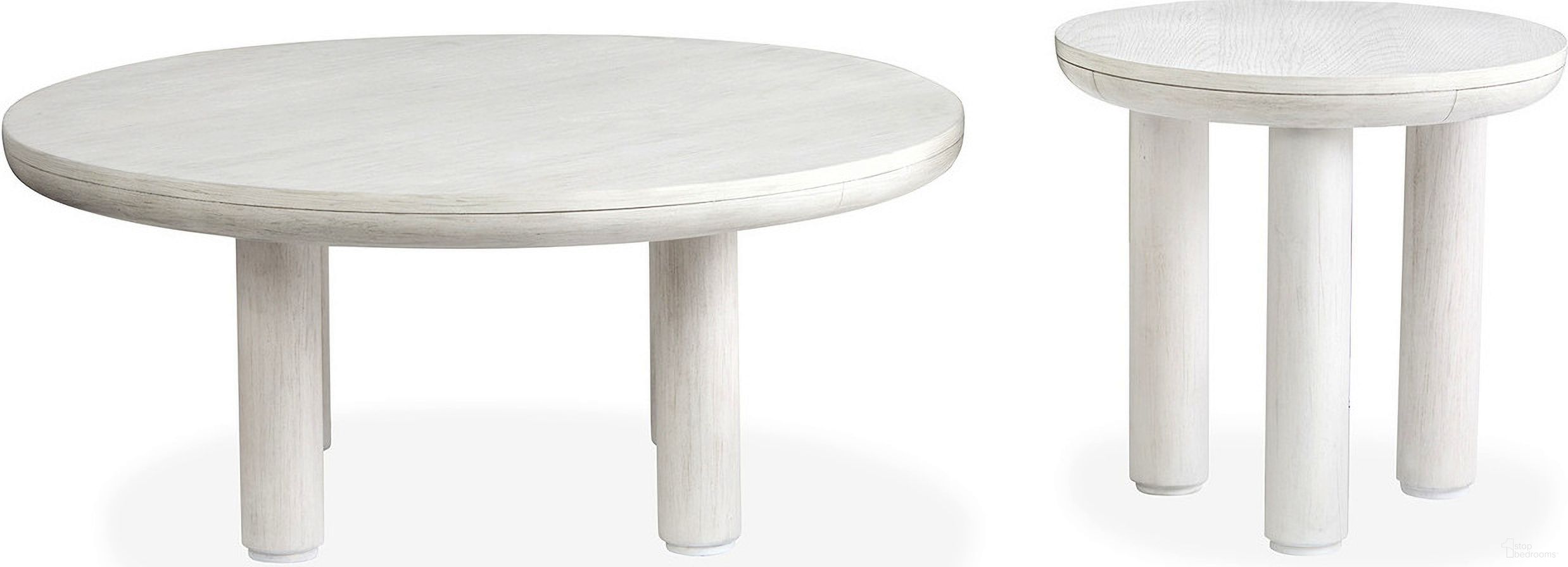 The appearance of Sunset Cove Nesting Cocktail Table With Casters In Moonlight Pearl designed by Salt Life Home in the transitional interior design. This moonlight pearl piece of furniture  was selected by 1StopBedrooms from Sunset Cove Collection to add a touch of cosiness and style into your home. Sku: T5879-52. Material: Oak Veneer.