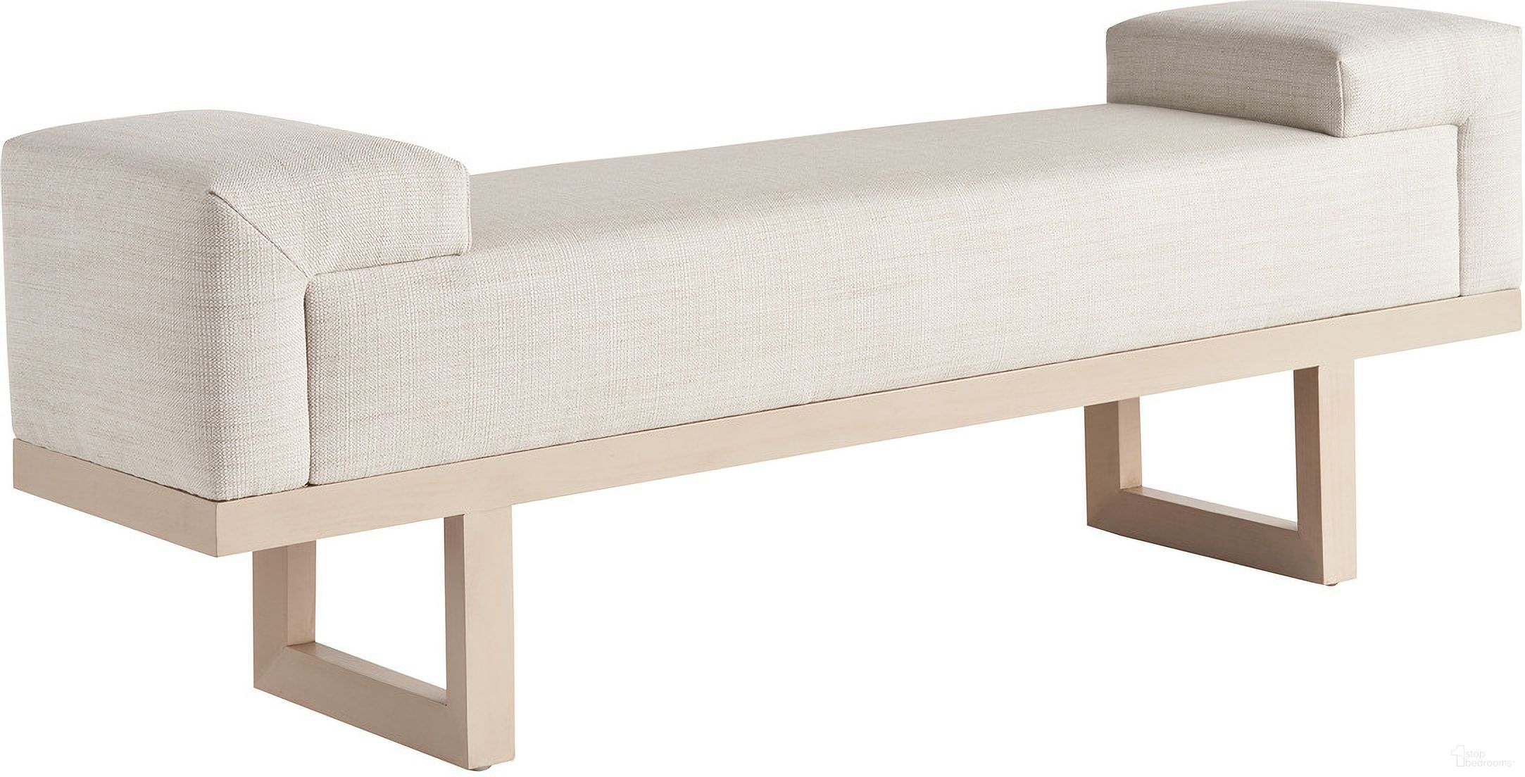 The appearance of Sunset Key Abbott Bench In Champagne designed by Tommy Bahama in the modern / contemporary interior design. This champagne piece of furniture was selected by 1StopBedrooms from Sunset Key Collection to add a touch of cosiness and style into your home. Sku: 1620-25-40.