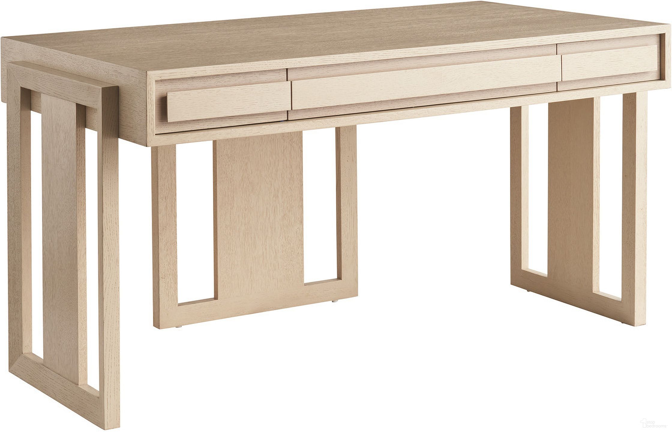 The appearance of Sunset Key Everson Writing Desk In Sand Drift designed by Tommy Bahama in the modern / contemporary interior design. This sand drift piece of furniture was selected by 1StopBedrooms from Sunset Key Collection to add a touch of cosiness and style into your home. Sku: 578-933. Material: Wood.