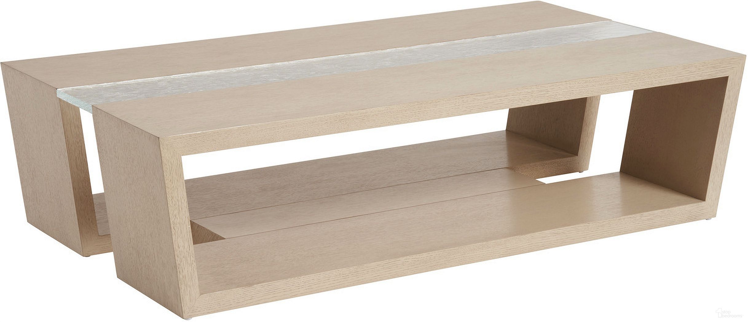 The appearance of Sunset Key Fischer Rectangular Cocktail Table In Sand Drift designed by Tommy Bahama in the modern / contemporary interior design. This sand drift piece of furniture was selected by 1StopBedrooms from Sunset Key Collection to add a touch of cosiness and style into your home. Sku: 578-945. Material: Wood.