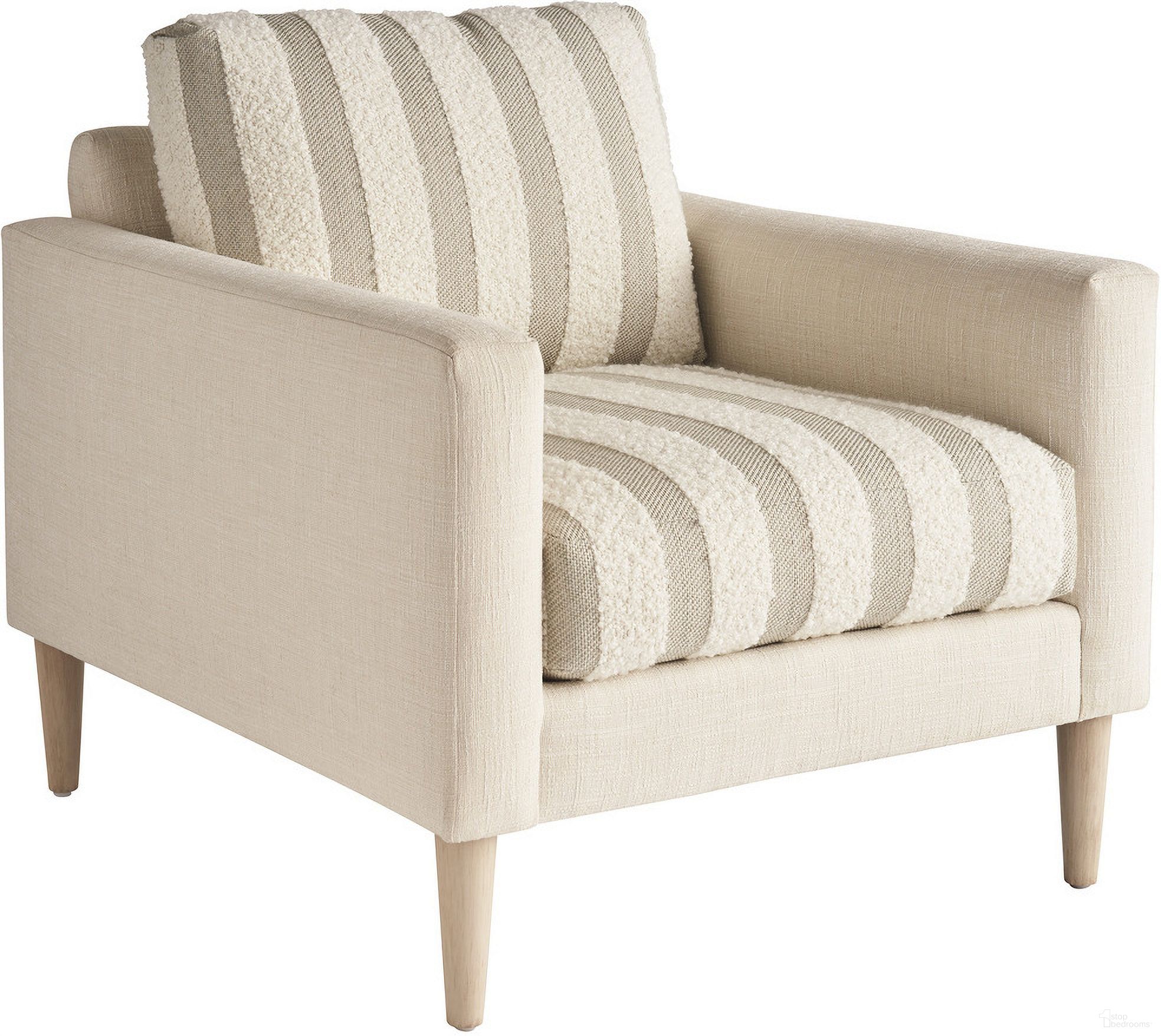 The appearance of Sunset Key Marcella Chair In Champagne designed by Tommy Bahama in the modern / contemporary interior design. This champagne piece of furniture was selected by 1StopBedrooms from Sunset Key Collection to add a touch of cosiness and style into your home. Sku: 7305-11-40.