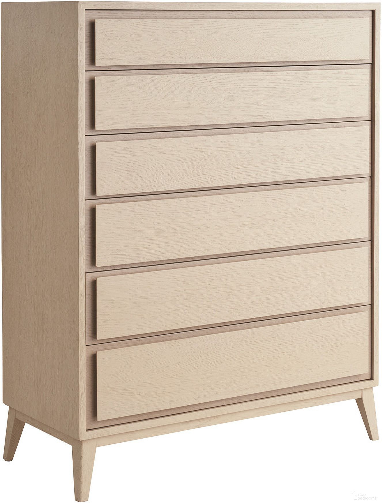 The appearance of Sunset Key Mason Chest In Sand Drift designed by Tommy Bahama in the modern / contemporary interior design. This sand drift piece of furniture was selected by 1StopBedrooms from Sunset Key Collection to add a touch of cosiness and style into your home. Sku: 578-307. Material: Wood.