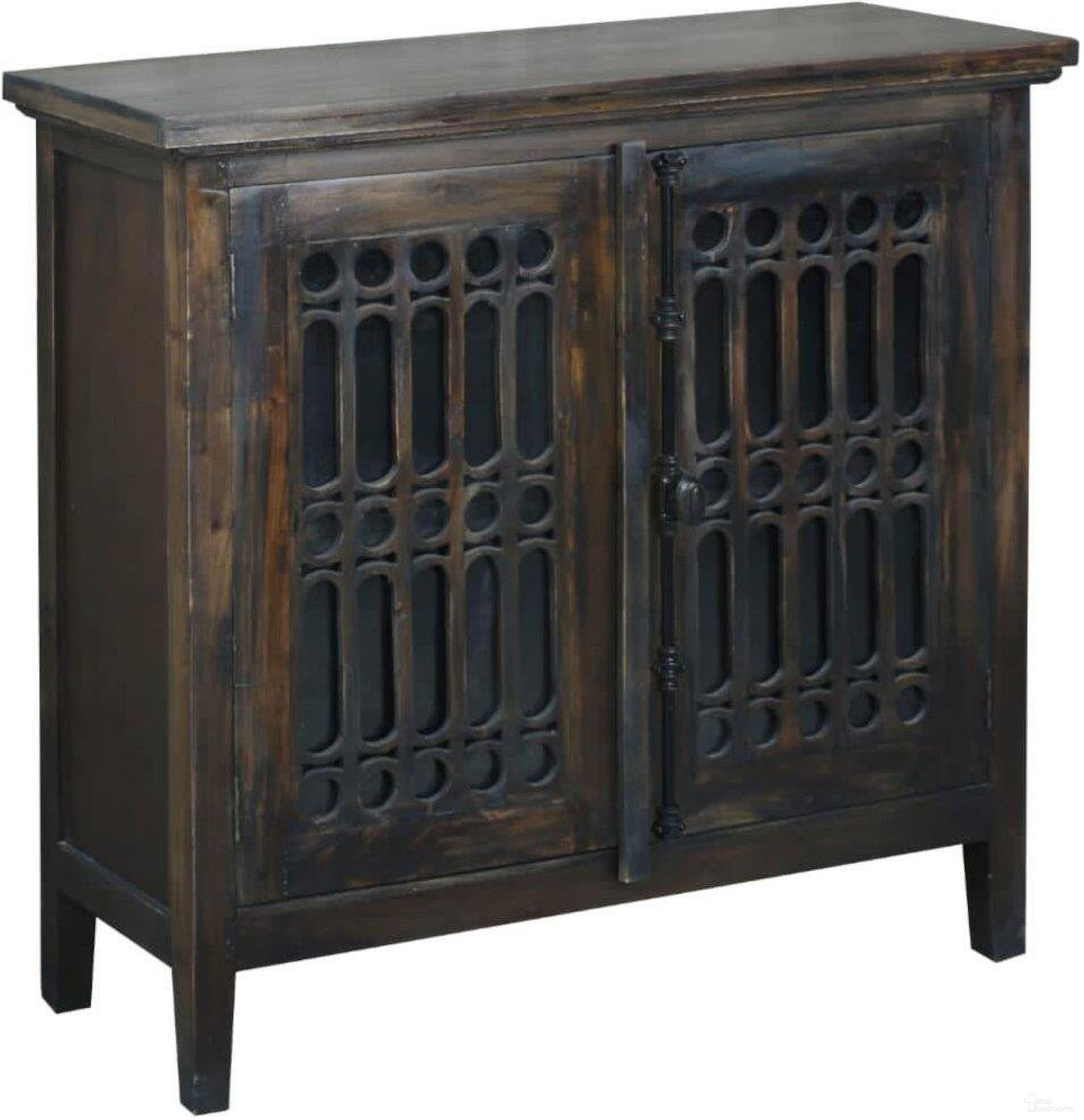 The appearance of Sunset Trading Cottage 39 Inch Carved 2 Door Cabinet In Brown designed by Sunset Trading in the country / farmhouse interior design. This brown piece of furniture  was selected by 1StopBedrooms from Shabby Chic Cottage Collection to add a touch of cosiness and style into your home. Sku: CC-CAB187S-VI. Material: Wood.