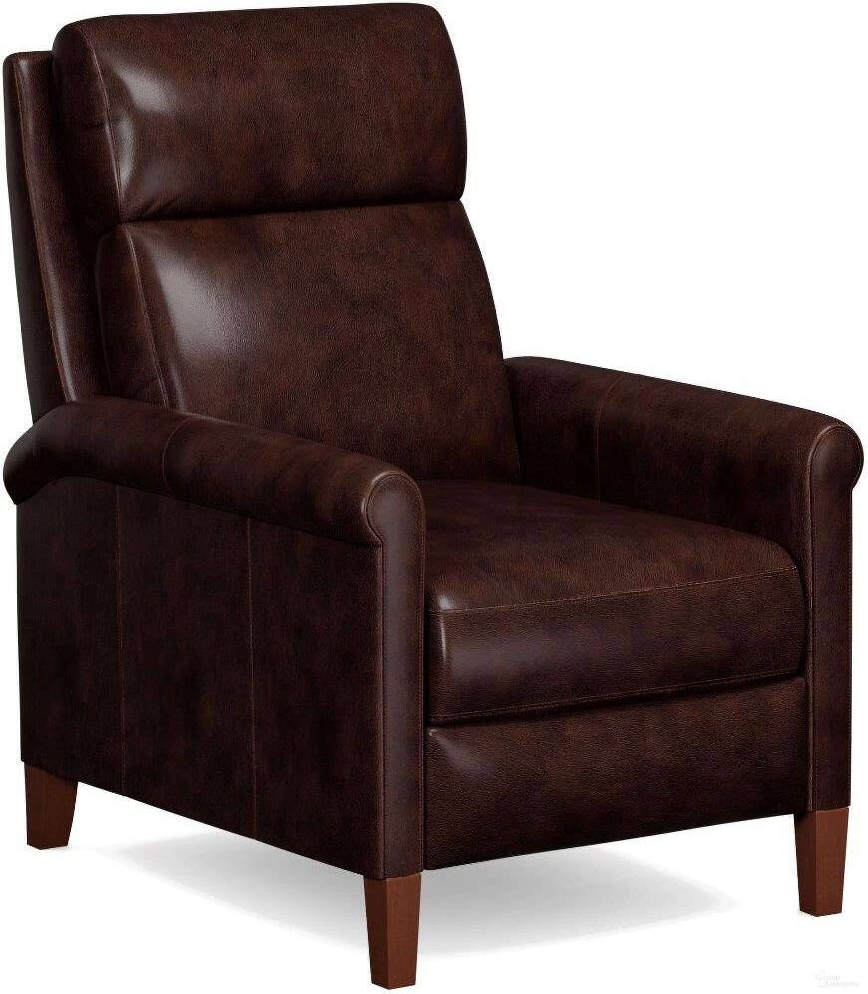 The appearance of Sunset Trading Ethan Pushback Leather Recliner Light Gray designed by Sunset Trading in the modern / contemporary interior design. This espresso piece of furniture was selected by 1StopBedrooms from Ethan Collection to add a touch of cosiness and style into your home. Sku: SY-1916-86-9210-89. Material: Wood.