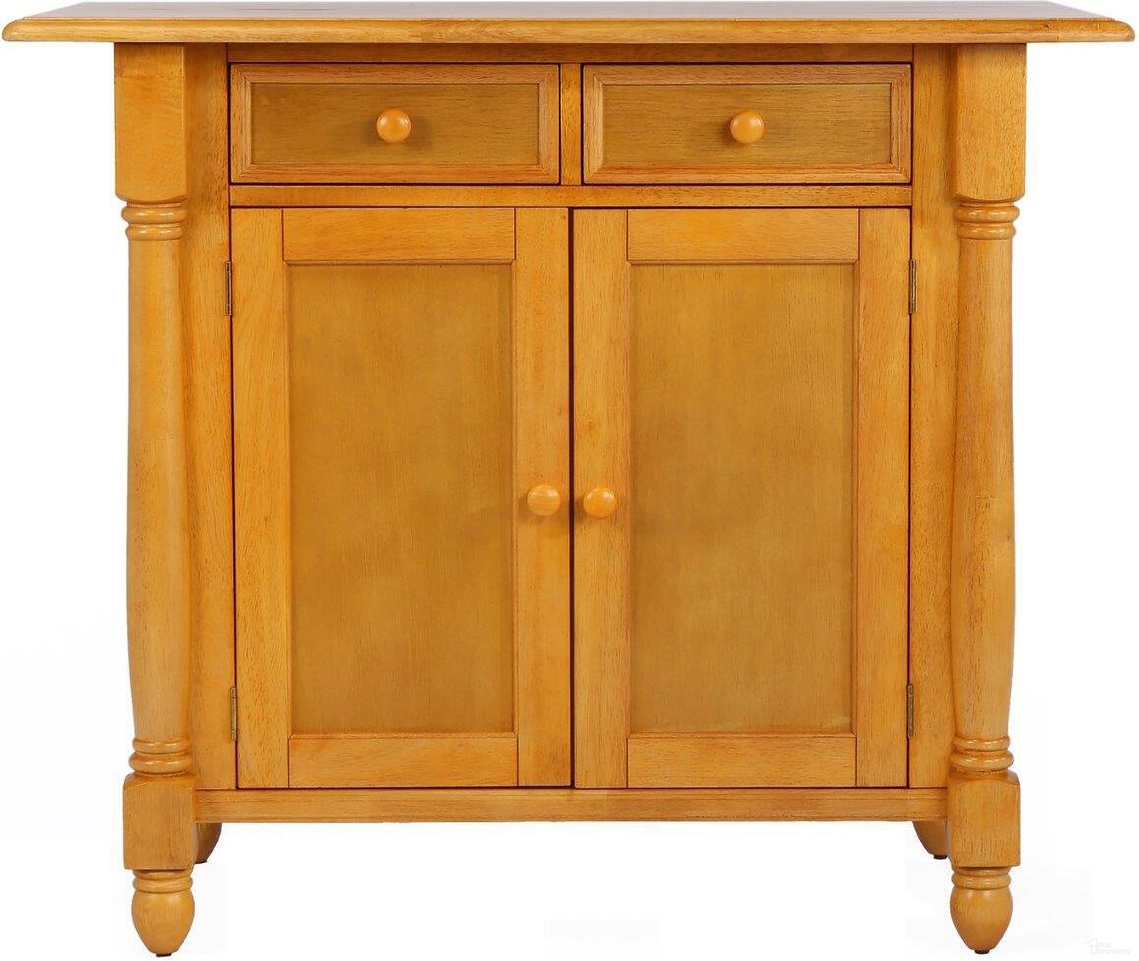 The appearance of Sunset Trading Light Oak Kitchen Island with Drop Leaf Top designed by Sunset Trading in the modern / contemporary interior design. This light oak piece of furniture was selected by 1StopBedrooms from Oak Selections Collection to add a touch of cosiness and style into your home. Sku: DLU-KI-4222-LO. Material: Wood.