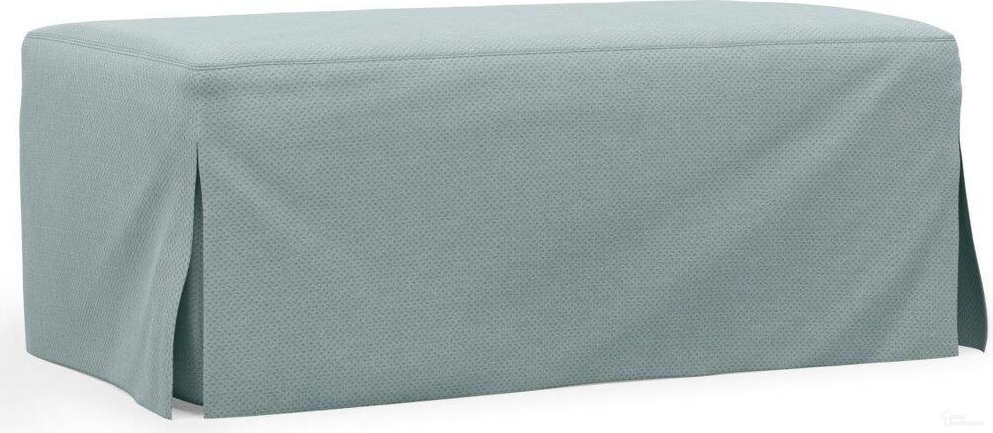 The appearance of Sunset Trading Newport Slipcovered 44 Inch Wide Ottoman Stain Resistant Performance Fabric Ocean Blue designed by Sunset Trading in the transitional interior design. This ocean blue piece of furniture was selected by 1StopBedrooms from Newport Collection to add a touch of cosiness and style into your home. Sku: SY-130030-3910-43. Material: Wood.