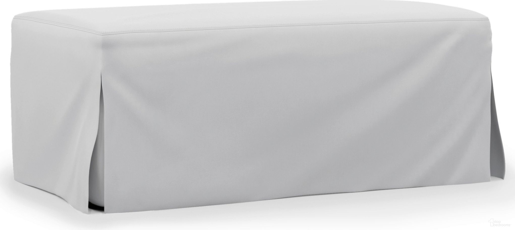 The appearance of Sunset Trading Newport Slipcovered 44 Inch Wide Ottoman Stain Resistant Performance Fabric White designed by Sunset Trading in the transitional interior design. This white piece of furniture was selected by 1StopBedrooms from Newport Collection to add a touch of cosiness and style into your home. Sku: SY-130030-3910-81. Material: Wood.