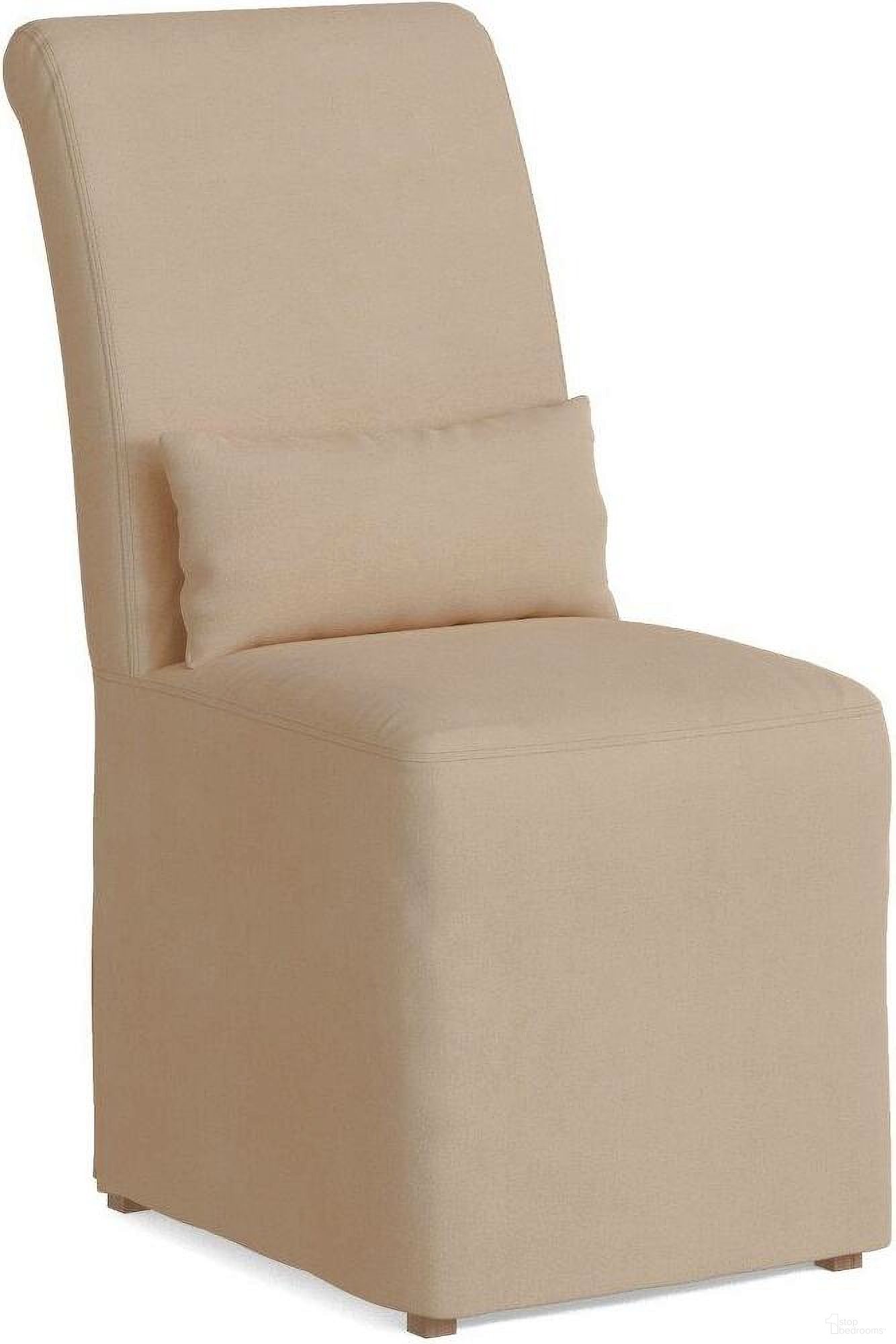 The appearance of Sunset Trading Newport Slipcovered Dining Chair Stain Resistant Performance Fabric Tan designed by Sunset Trading in the modern / contemporary interior design. This tan piece of furniture was selected by 1StopBedrooms from Newport Collection to add a touch of cosiness and style into your home. Sku: SY-1025906-3910-84. Material: Wood. Chair Type: Side Chair.