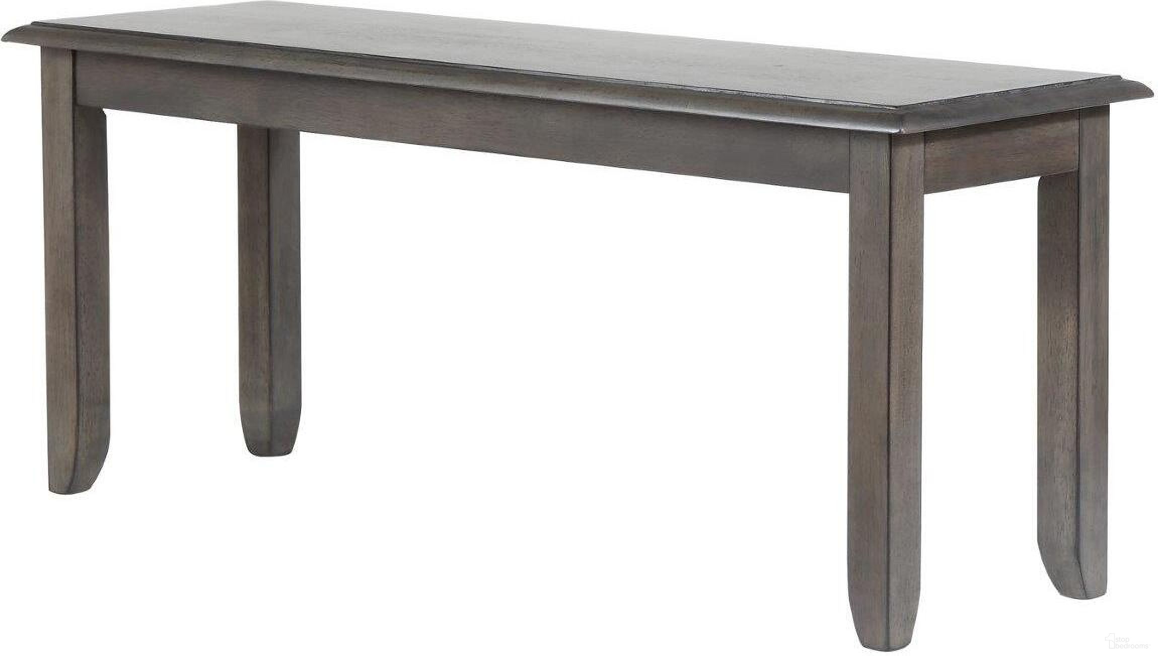 The appearance of Sunset Trading Shades of Gray 42 Inch Dining Bench designed by Sunset Trading in the traditional interior design. This weathered grey piece of furniture  was selected by 1StopBedrooms from Shades Of Gray Collection to add a touch of cosiness and style into your home. Sku: DLU-EL-BN42. Material: Wood.