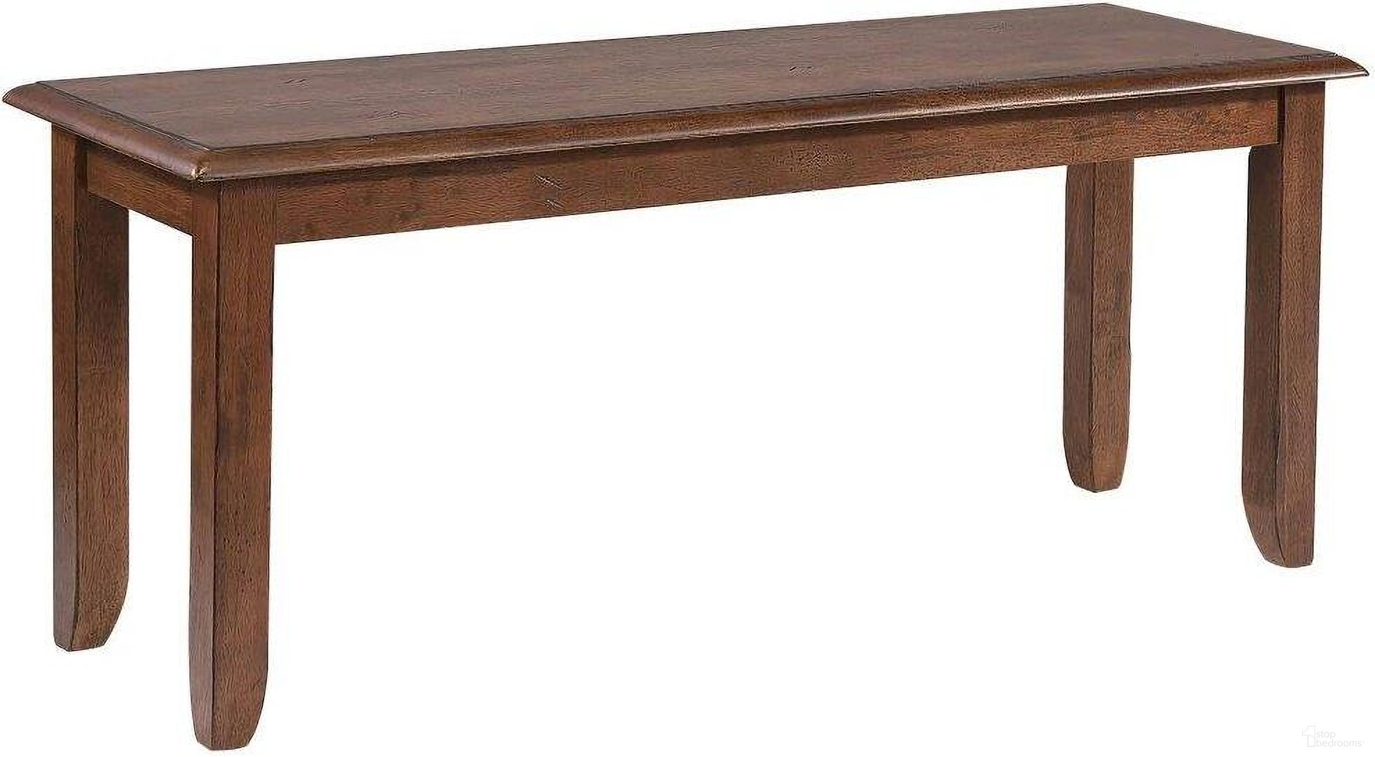 The appearance of Sunset Trading Simply Brook 42 Inch Dining Bench In Brown designed by Sunset Trading in the modern / contemporary interior design. This brown piece of furniture was selected by 1StopBedrooms from Simply Brook Collection to add a touch of cosiness and style into your home. Sku: DLU-BR-BENCH-AM-RTA. Material: Pine.