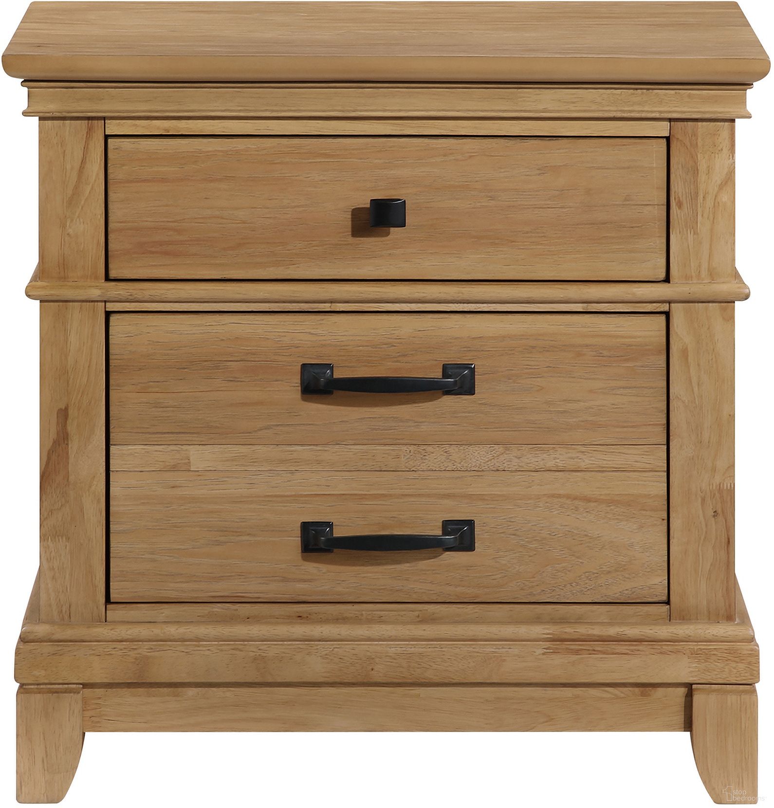 The appearance of Sunstone 3 Drawer Wood Nightstand In Honey Brown designed by New Classic in the rustic / southwestern interior design. This honey brown piece of furniture was selected by 1StopBedrooms from Sunstone Collection to add a touch of cosiness and style into your home. Sku: B3907-040. Material: Wood.