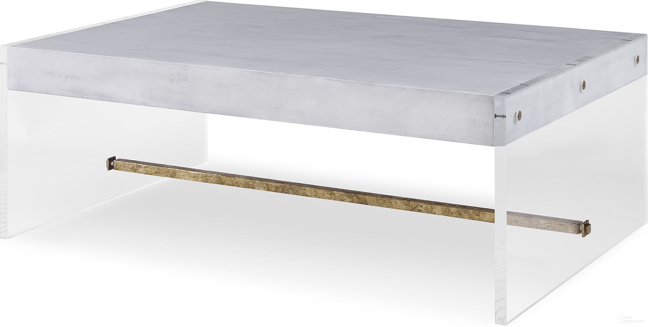 The appearance of Suspend Cocktail Table In Rustic White designed by Maitland-Smith in the rustic / southwestern interior design. This rustic white piece of furniture was selected by 1StopBedrooms from Maitland Smith Collection to add a touch of cosiness and style into your home. Sku: HM1304. Material: Wood.