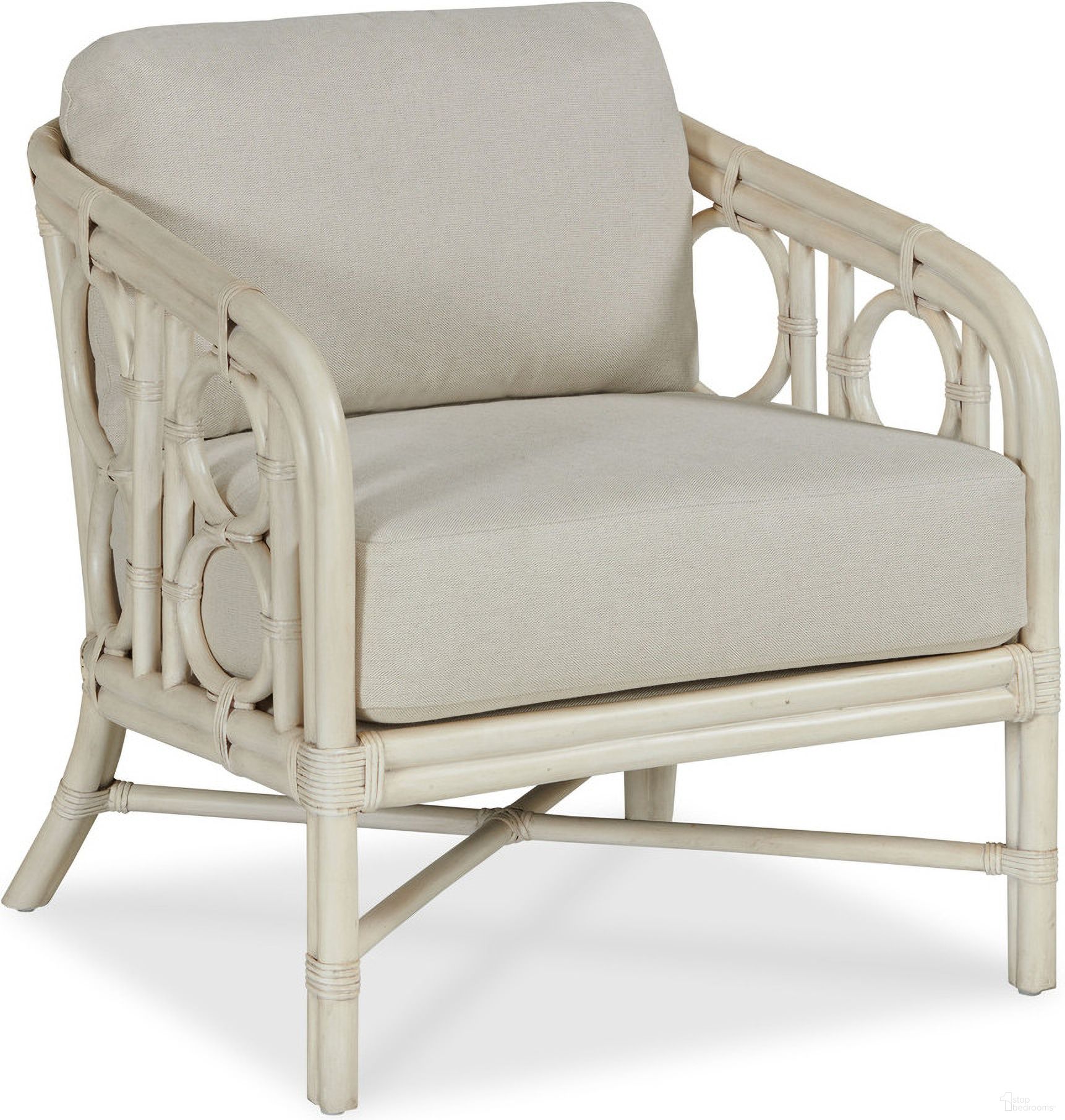 The appearance of Sutter Lounge Chair In Peninsula and Flax designed by Century Furniture in the modern / contemporary interior design. This peninsula and flax piece of furniture was selected by 1StopBedrooms from Curate Collection to add a touch of cosiness and style into your home. Sku: CT2102-PN-FL. Material: Rattan.