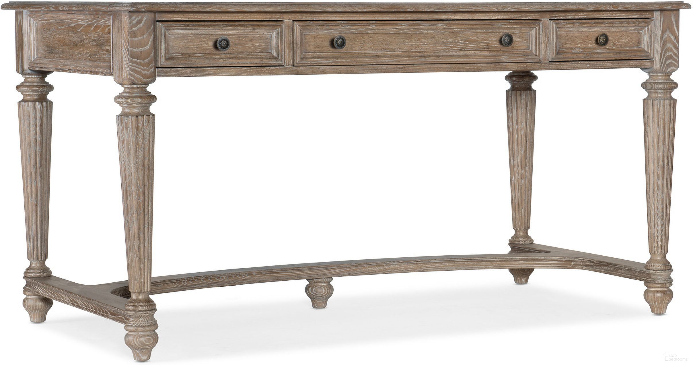 The appearance of Sutter Sutter Writing Desk designed by Hooker in the traditional interior design. This medium wood piece of furniture  was selected by 1StopBedrooms from Sutter Collection to add a touch of cosiness and style into your home. Sku: 5981-10458-80. Material: Veneer.