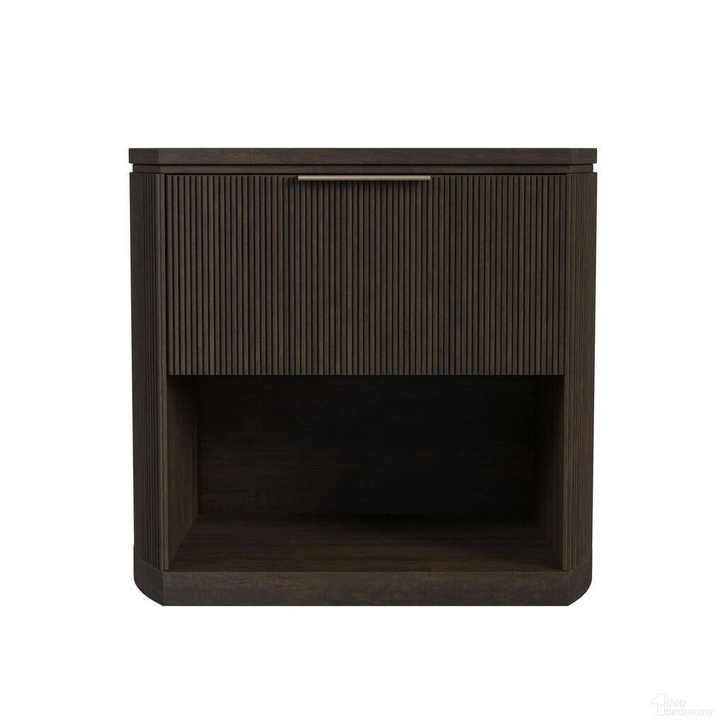 The appearance of Sutton 1-Drawer Nightstand with Touch Light LED In Dark Brown designed by Picket House in the modern / contemporary interior design. This dark brown piece of furniture was selected by 1StopBedrooms from Sutton Collection to add a touch of cosiness and style into your home. Sku: B-16000-5-NS. Material: Paper.