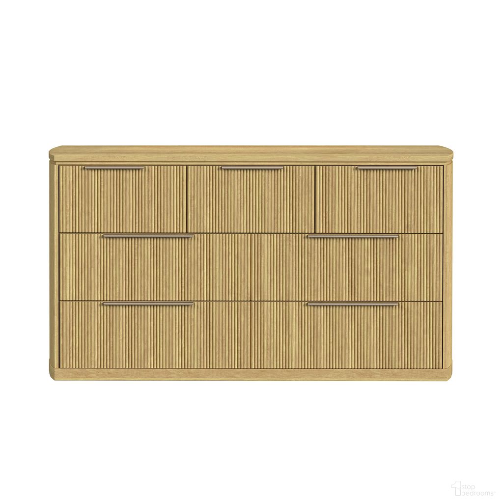 The appearance of Sutton 7-Drawer Dresser In Natural designed by Picket House in the modern / contemporary interior design. This natural piece of furniture  was selected by 1StopBedrooms from Sutton Collection to add a touch of cosiness and style into your home. Sku: B-16000-6-DR. Material: Paper.