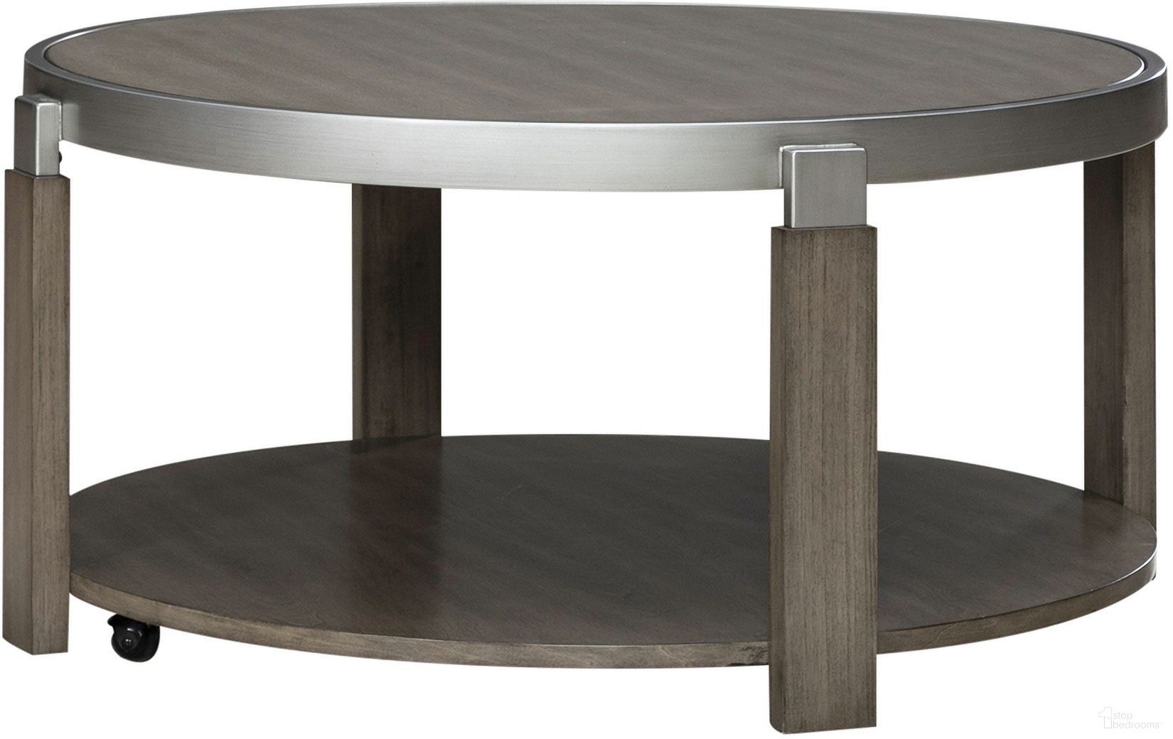 The appearance of Sutton Cocktail Table In Sand designed by Liberty in the modern / contemporary interior design. This sand piece of furniture  was selected by 1StopBedrooms from Sutton Collection to add a touch of cosiness and style into your home. Sku: 232-OT1010. Material: Poplar Solid.