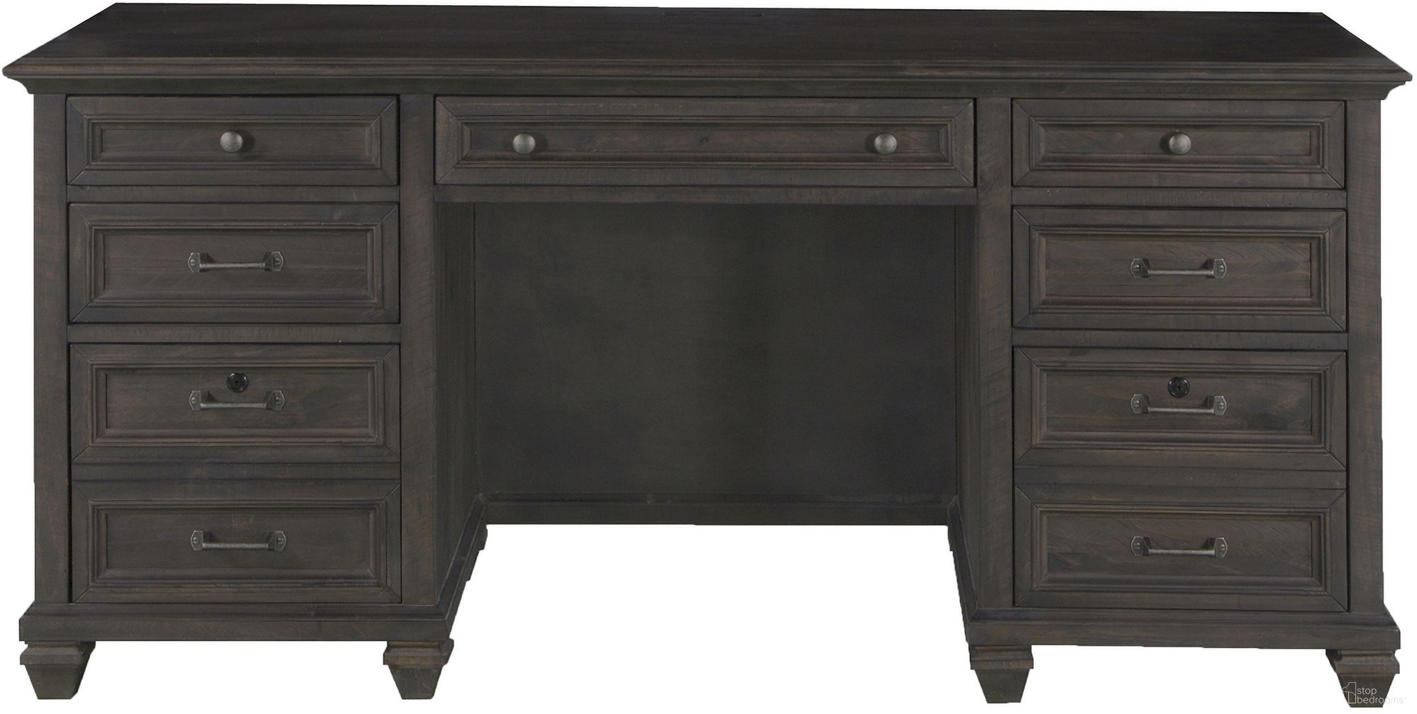 The appearance of Sutton Place Credenza In Weathered Charcoal designed by Magnussen in the traditional interior design. This weathered charcoal piece of furniture was selected by 1StopBedrooms from Sutton Collection to add a touch of cosiness and style into your home. Sku: H3612-30. Material: Pine.