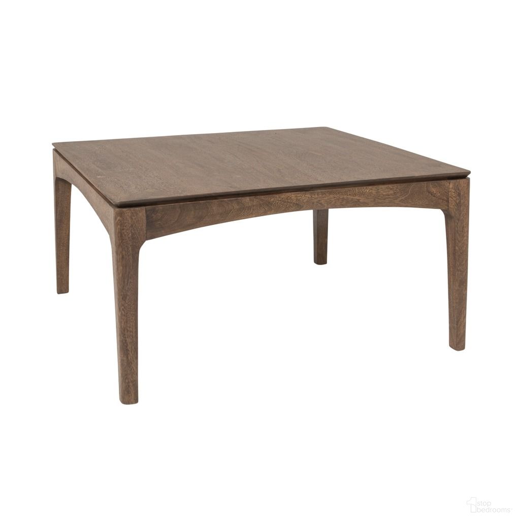 The appearance of Sutton Square Mango Wood Coffee Table with Arched Apron and Tapered Legs In Walnut designed by Rowena Interiors in the traditional interior design. This walnut piece of furniture  was selected by 1StopBedrooms from Sutton Collection to add a touch of cosiness and style into your home. Sku: EC2237. Material: Mango Wood.