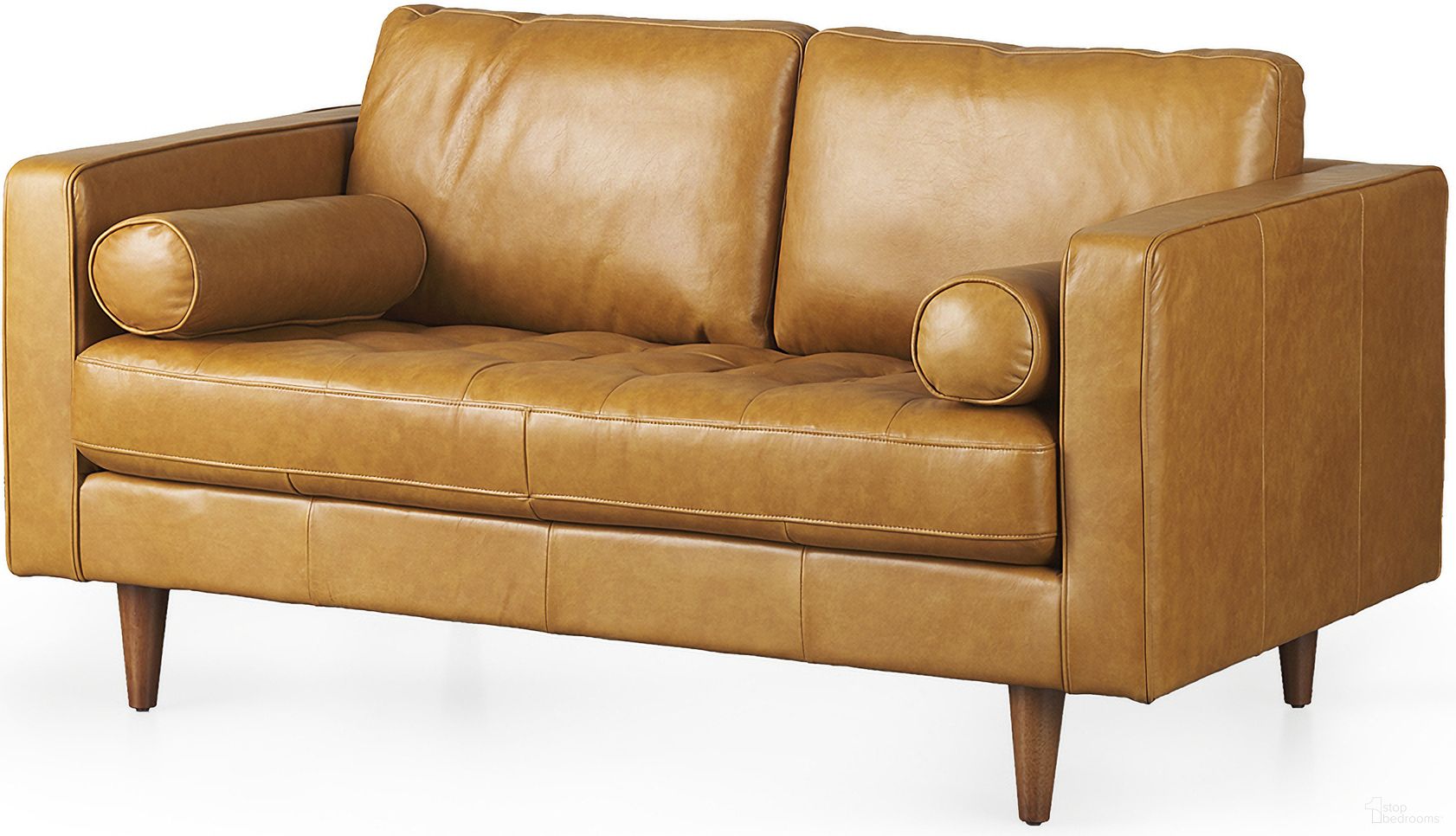 The appearance of Svend Loveseat In Tan designed by Mercana in the modern / contemporary interior design. This tan piece of furniture was selected by 1StopBedrooms from Svend Collection to add a touch of cosiness and style into your home. Sku: 69638. Material: Wood.
