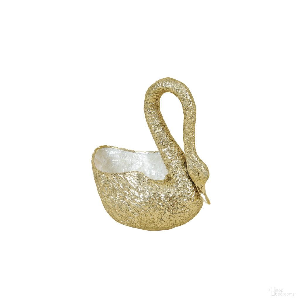 The appearance of Swan Bowl In Brass designed by Maitland-Smith in the modern / contemporary interior design. This brass piece of furniture was selected by 1StopBedrooms from Maitland Smith Collection to add a touch of cosiness and style into your home. Sku: 8104-21. Material: Cast Brass.