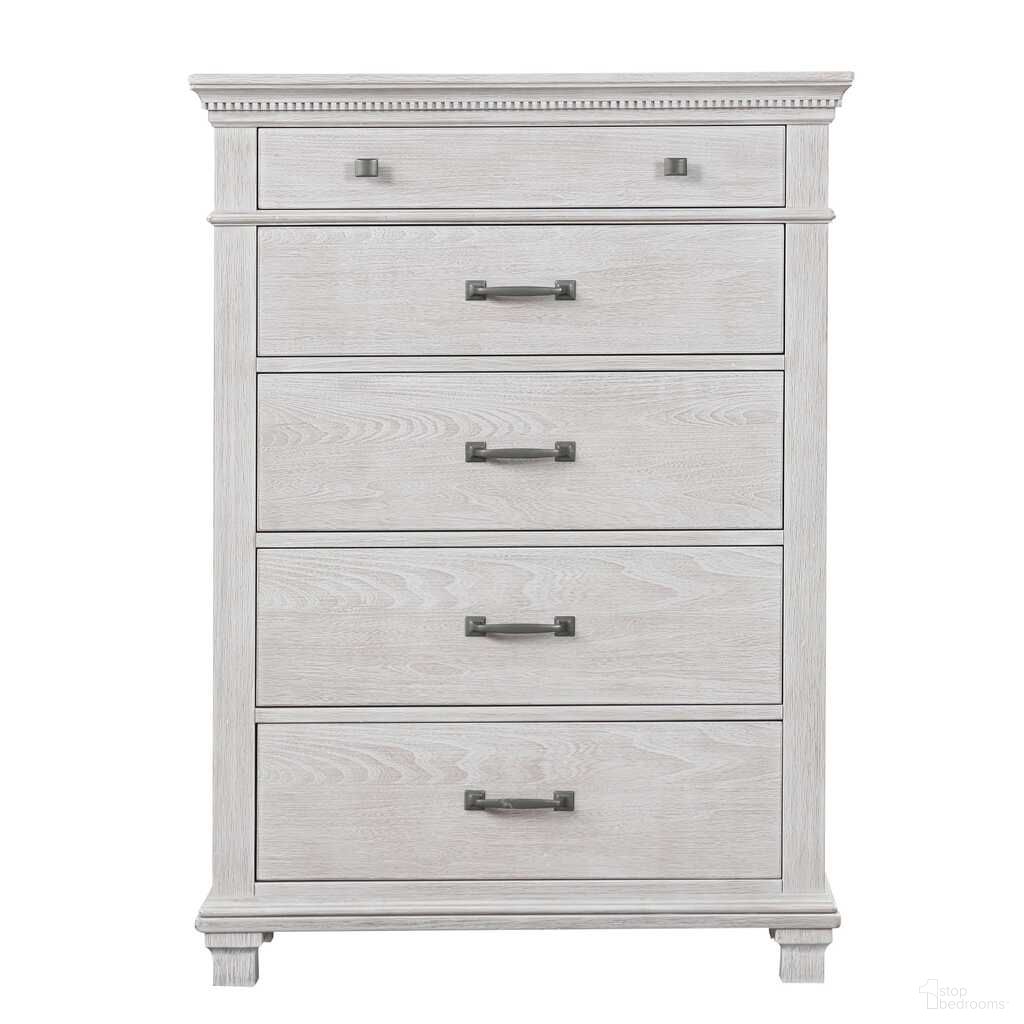 The appearance of Swanley Chest In Weathered Gray designed by Furniture of America in the transitional interior design. This weathered gray piece of furniture  was selected by 1StopBedrooms from Swanley Collection to add a touch of cosiness and style into your home. Sku: FM7707GY-C. Material: Solid Wood.