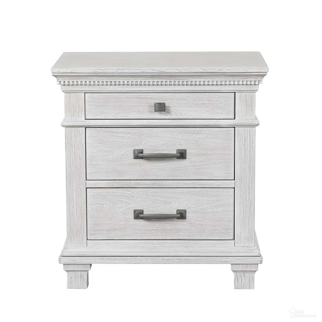 The appearance of Swanley Nightstand In Weathered Gray designed by Furniture of America in the transitional interior design. This weathered gray piece of furniture was selected by 1StopBedrooms from Swanley Collection to add a touch of cosiness and style into your home. Sku: FM7707GY-N. Material: Solid Wood.