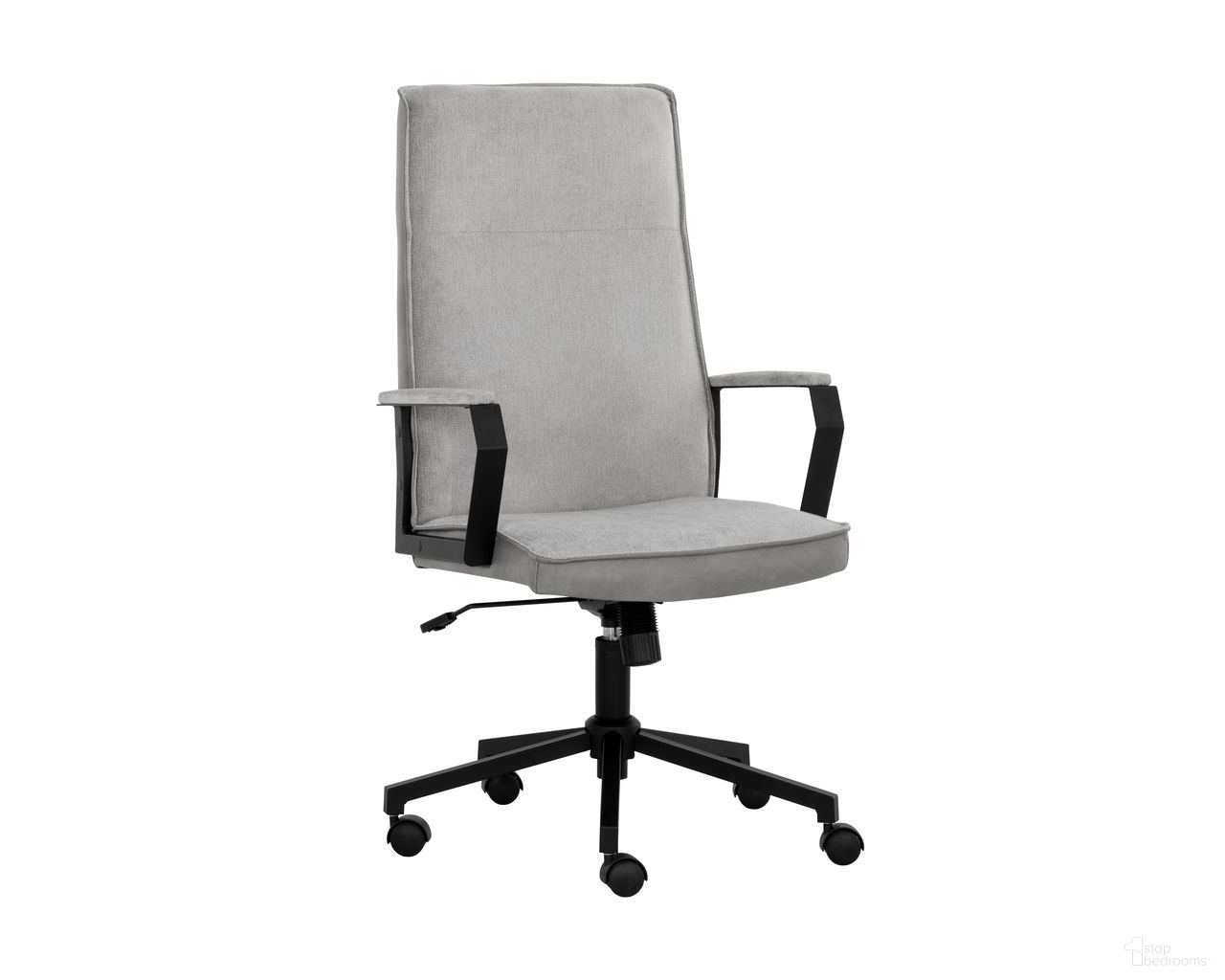 Swanson Office Chair In Bravo Metal and Polo Club Stone