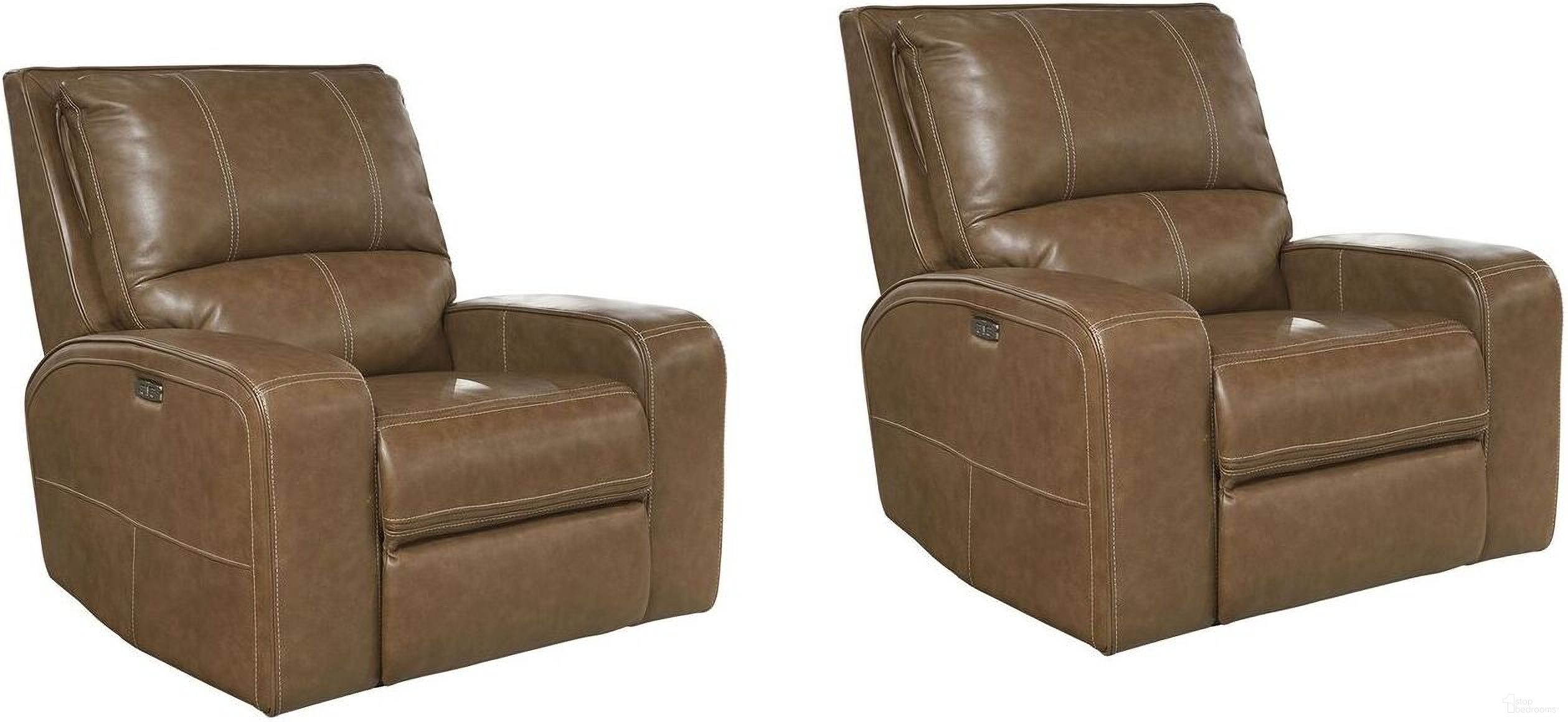 The appearance of Swift Power Recliner Set of 2 In Bourbon designed by Parker House in the modern / contemporary interior design. This bourbon piece of furniture was selected by 1StopBedrooms from Swift Collection to add a touch of cosiness and style into your home. Sku: MSWI#812PH-BOU;MSWI#812PH-BOU. Material: Top Grain Leather.