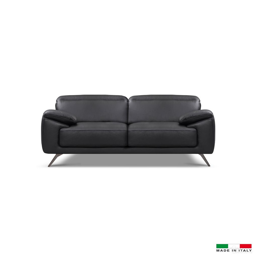 The appearance of Swing Loveseat In Black designed by Bellini Modern Living in the interior design. This black piece of furniture was selected by 1StopBedrooms from Swing Collection to add a touch of cosiness and style into your home. Sku: Swing LS BLK. Material: Leather.