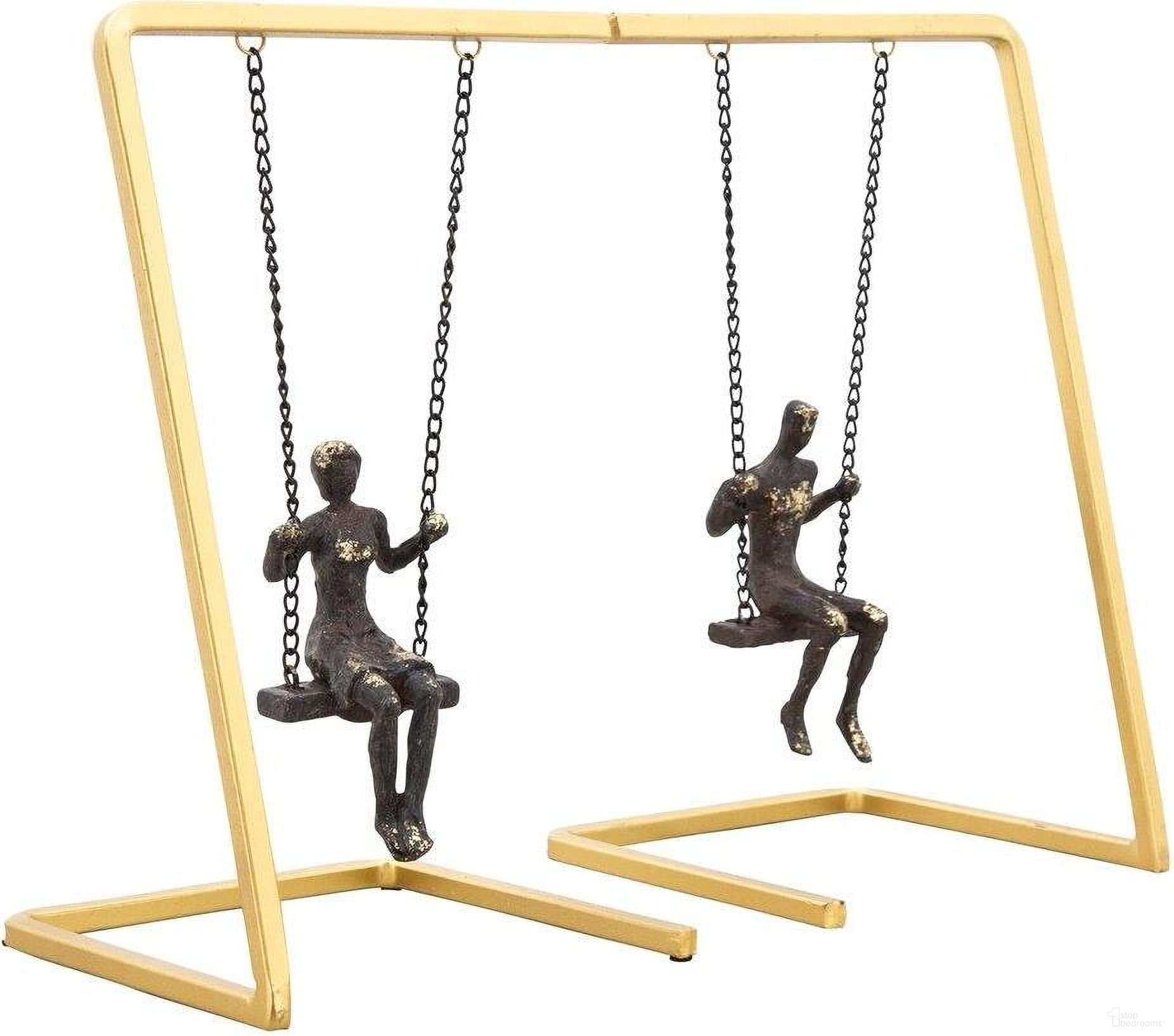 The appearance of Swinging People Bookends Set of 2 designed by Sagebrook Home in the glam interior design. This gold piece of furniture was selected by 1StopBedrooms from to add a touch of cosiness and style into your home. Sku: 12373. Material: Metal.