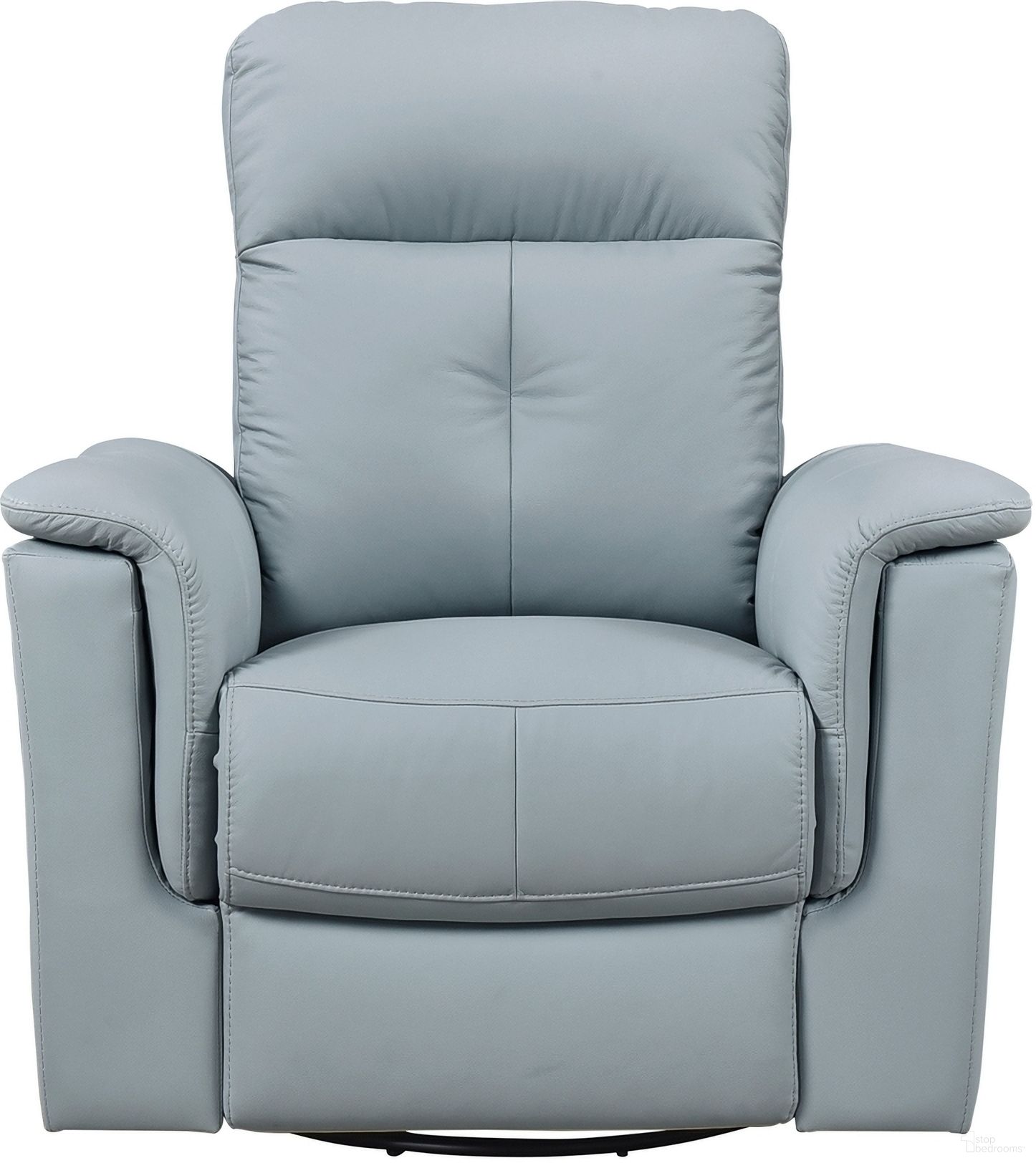 The appearance of Bristow Swivel Glider Reclining Chair In Blue designed by Homelegance in the modern / contemporary interior design. This blue piece of furniture was selected by 1StopBedrooms from Bristow Collection to add a touch of cosiness and style into your home. Sku: 9620BUE-1. Material: Leather.