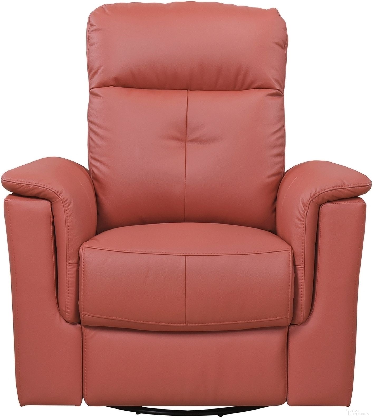 The appearance of Bristow Swivel Glider Reclining Chair In Red designed by Homelegance in the modern / contemporary interior design. This red piece of furniture was selected by 1StopBedrooms from Bristow Collection to add a touch of cosiness and style into your home. Sku: 9620RED-1. Material: Leather.