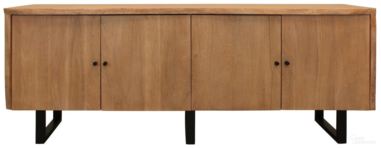 The appearance of Sycamore Live Edge Credanza In Natural designed by Moti in the country / farmhouse interior design. This natural piece of furniture  was selected by 1StopBedrooms from Sycamore Collection to add a touch of cosiness and style into your home. Sku: 59109001. Material: Wood.