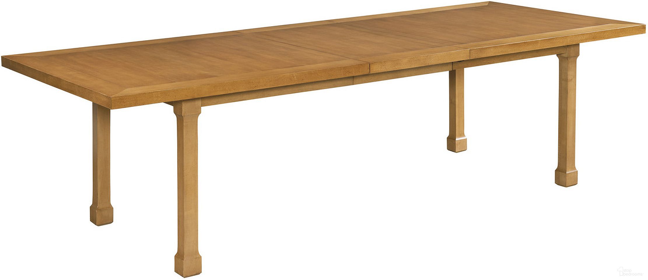 The appearance of Laguna Sycamore Rectangular Dining Table In Table Rock designed by Barclay Butera in the transitional interior design. This table rock piece of furniture was selected by 1StopBedrooms from Laguna Collection to add a touch of cosiness and style into your home. Sku: 934-877. Table Base Style: Legs. Material: Wood. Table Top Shape: Rectangular. Size: 44" x 84".