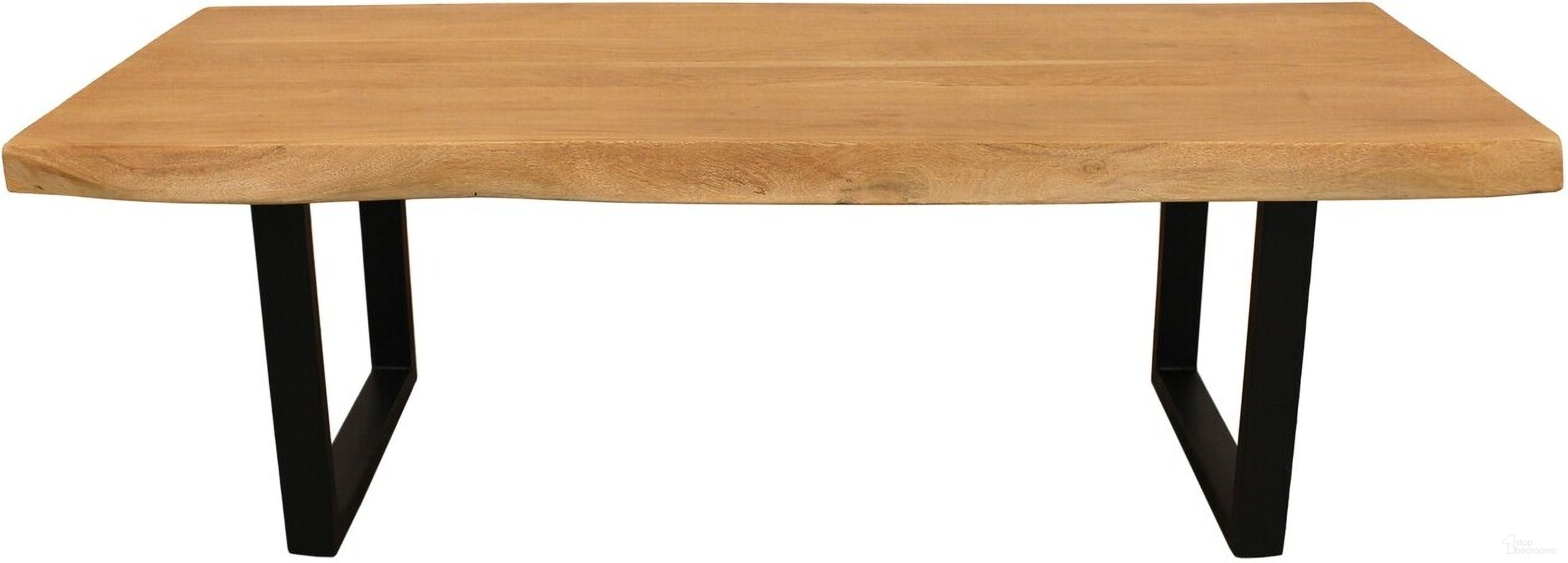 The appearance of Sycamore Rustic Solid Wood 55 Inch Coffee Table with Live Edge In Natural designed by Moti in the country / farmhouse interior design. This natural piece of furniture  was selected by 1StopBedrooms from Sycamore Collection to add a touch of cosiness and style into your home. Sku: 59103002. Material: Wood.