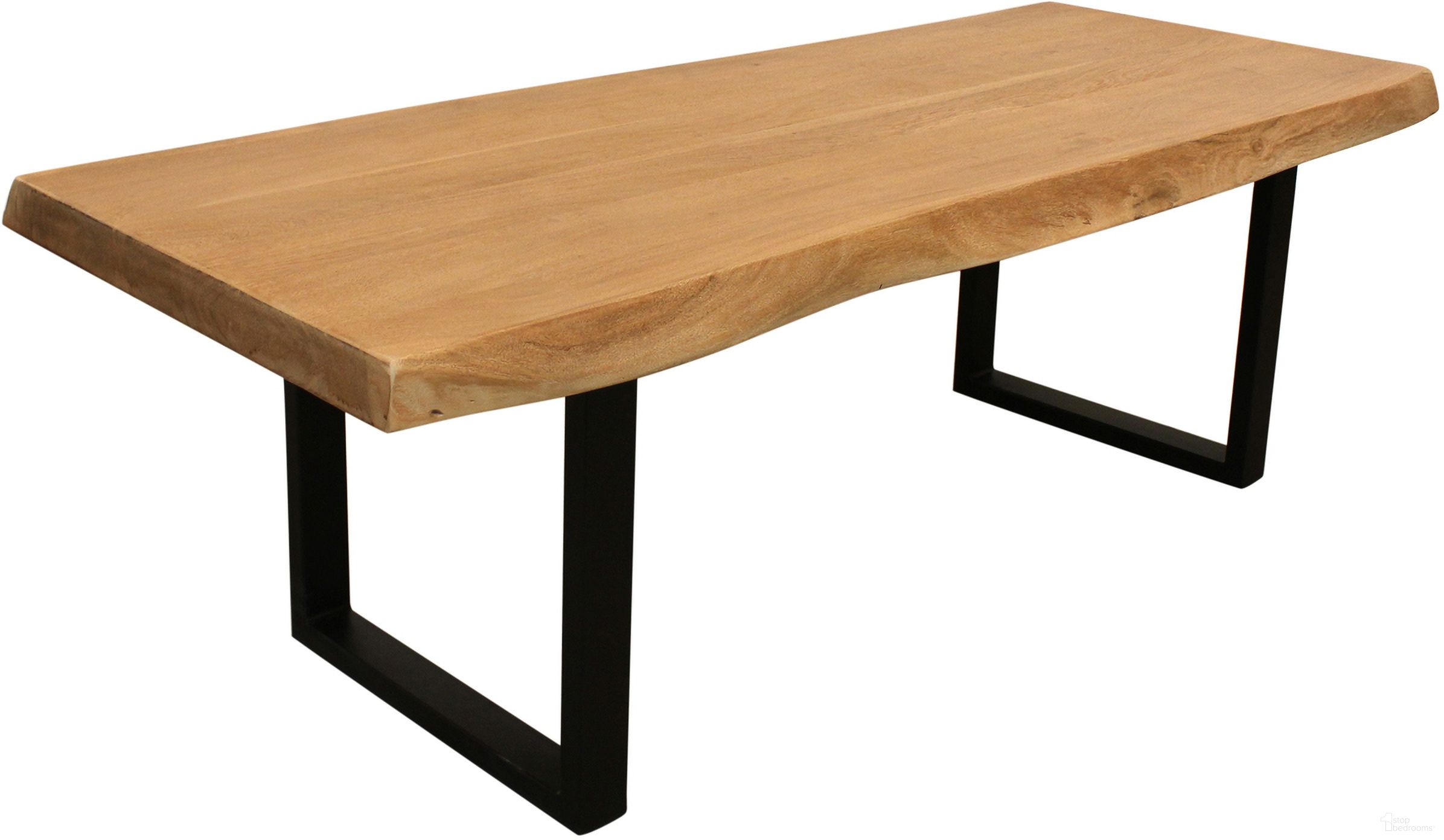 The appearance of Sycamore Rustic Solid Wood 70 Inch Coffee Table with Live Edge In Natural designed by Moti in the country / farmhouse interior design. This natural piece of furniture  was selected by 1StopBedrooms from Sycamore Collection to add a touch of cosiness and style into your home. Sku: 59103001A. Material: Acacia.