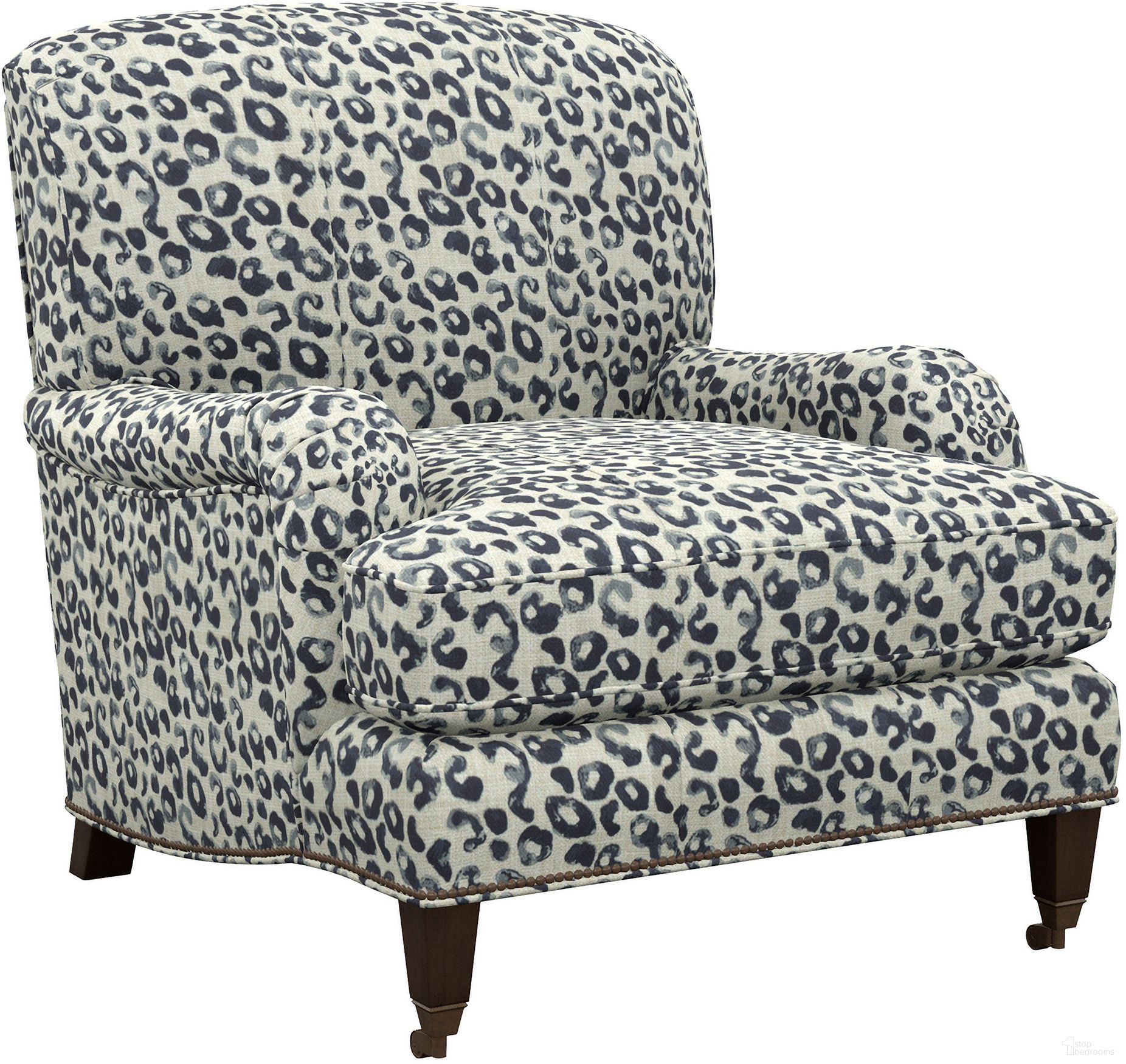 The appearance of Featured Upholstery Sydney Chair With Brass Caster In Cream designed by Barclay Butera in the transitional interior design. This cream piece of furniture  was selected by 1StopBedrooms from Featured Upholstery Collection to add a touch of cosiness and style into your home. Sku: 5110-11B-74. Material: Fabric.